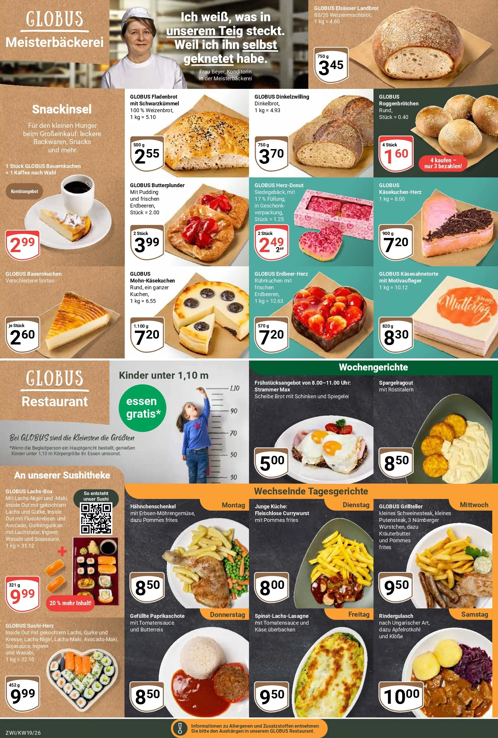 Globus Prospekt Zwickau	 (ab 04.05.2026) » Angebote online | Seite: 13 | Produkte: Hahnchenschenkel, Kaffee, Brot, Uhr