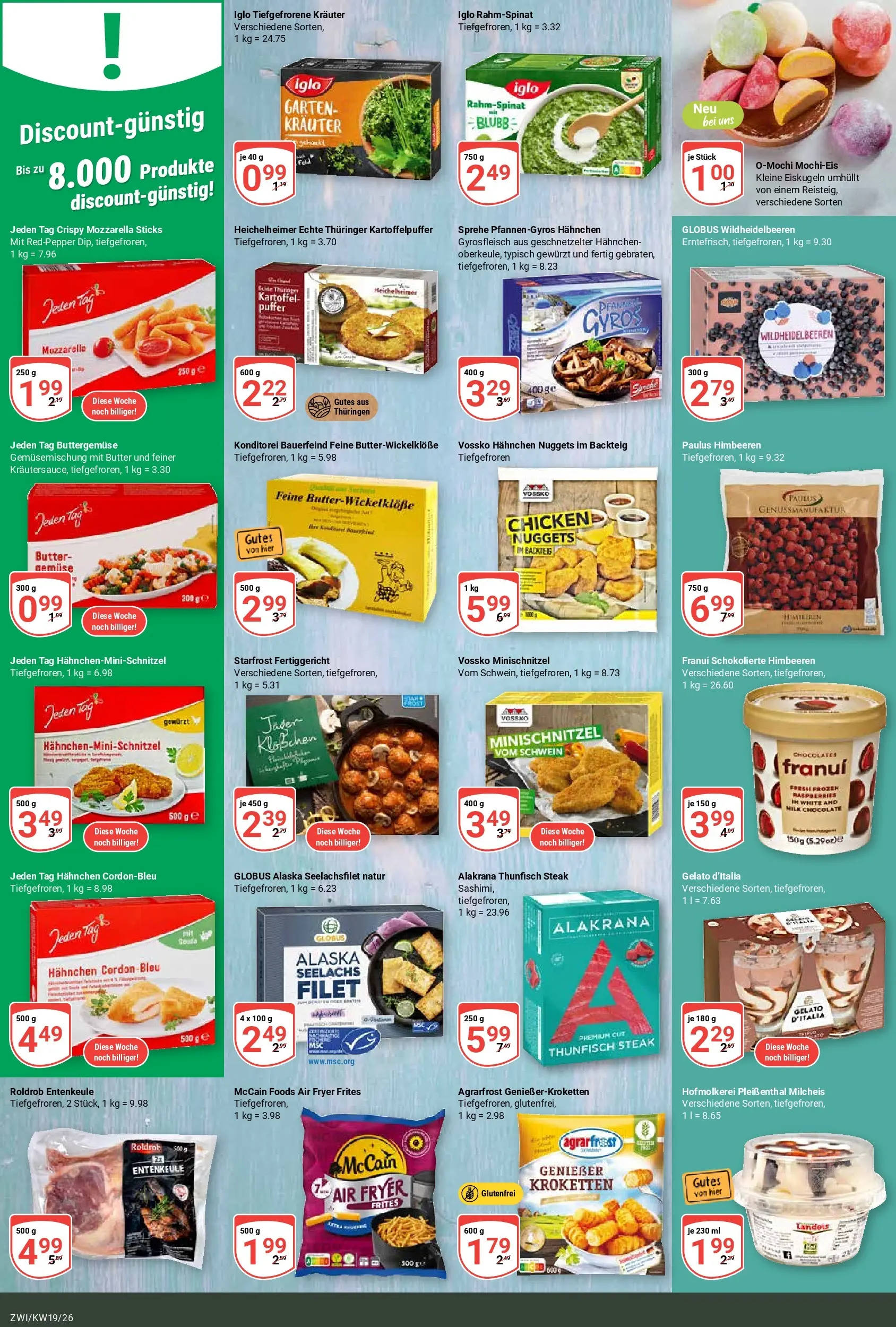Globus Prospekt Zwickau	 (ab 04.05.2026) » Angebote online | Seite: 18 | Produkte: Himbeeren, Butter, Thunfisch, Fleisch