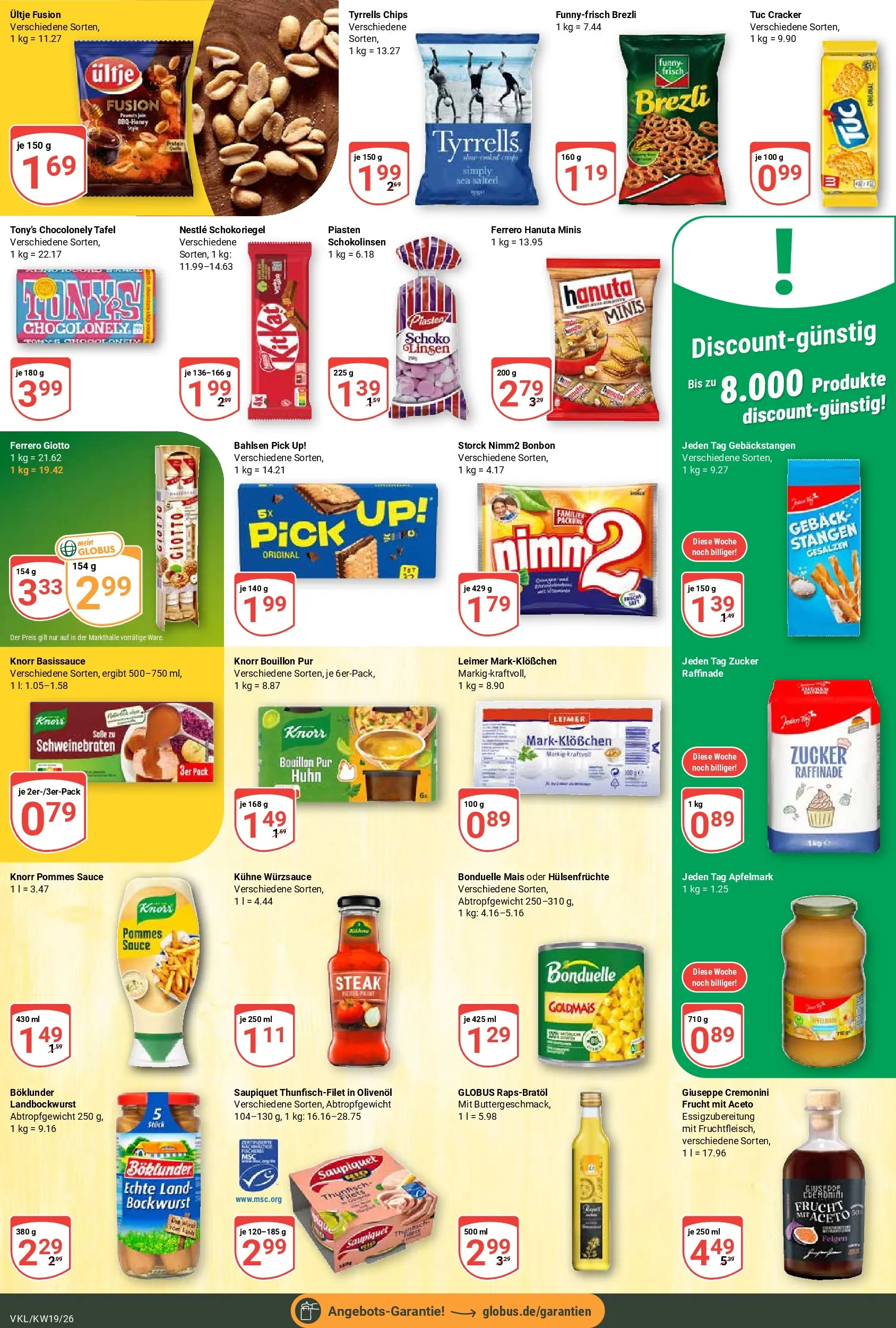 Globus Prospekt Völklingen	 (ab 04.05.2026) » Angebote online | Seite: 19 | Produkte: Olivenol, Pommes, Knorr, Chips