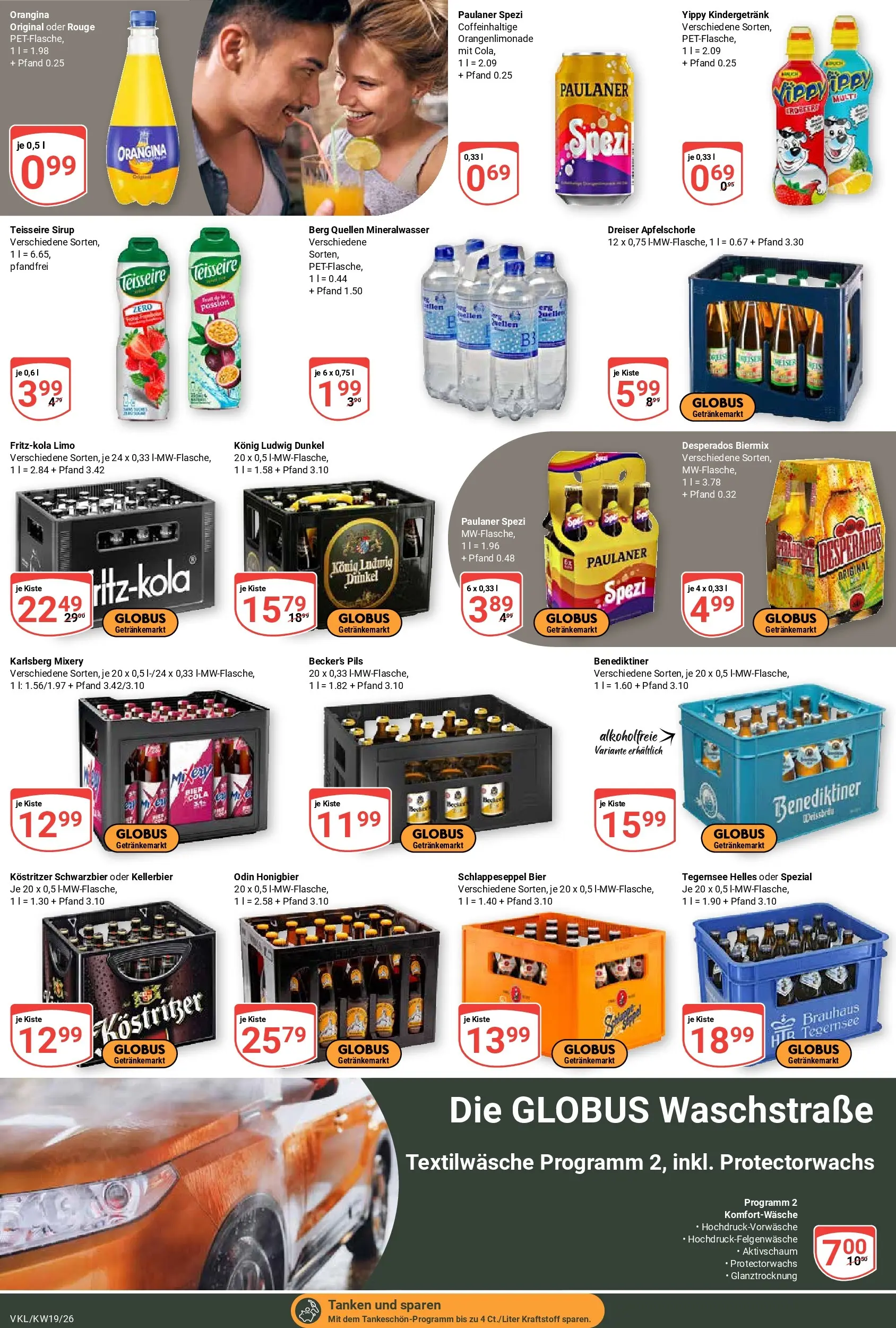 Globus Prospekt Völklingen	 (ab 04.05.2026) » Angebote online | Seite: 22 | Produkte: Paulaner spezi, Mineralwasser, Desperados, Paulaner