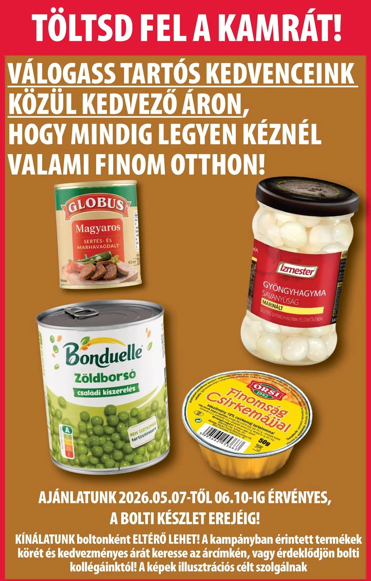 COOP Szolnok akciós újság Szákszend - 2026.05.07. -tól/töl > akció, lapozható szórólap 🛍️ | Oldal: 10 | Termékek: Zöldborsó, Csirkemáj, Gyöngyhagyma