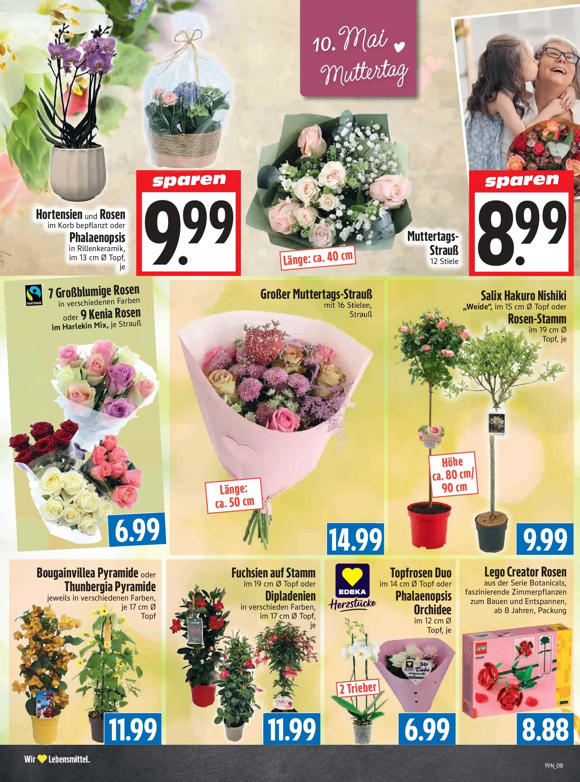 Angebote - Edeka Hahner: Wochenangebote (ab 03.05.2026) zum Blättern | Seite: 10 | Produkte: Orchidee, Korb