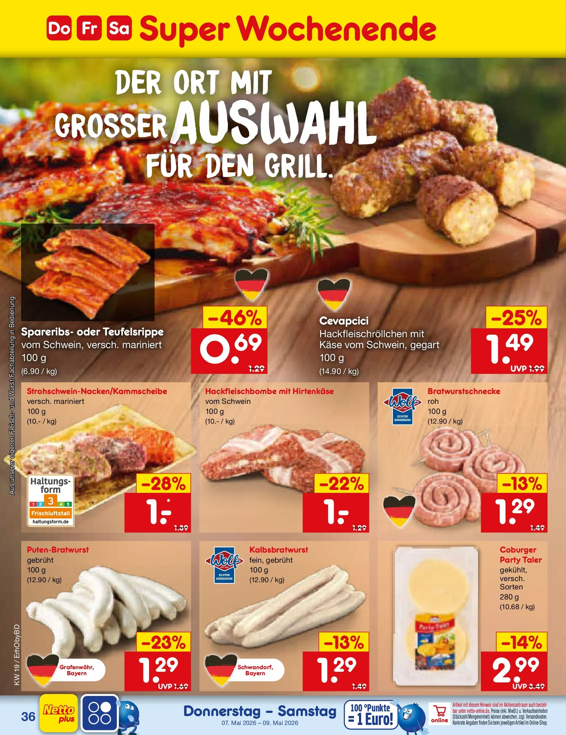 Netto Marken-Discount Prospekt Velden	 (ab 04.05.2026) » Angebote | Seite: 42 | Produkte: Grill, Käse, Cevapcici, Fleisch