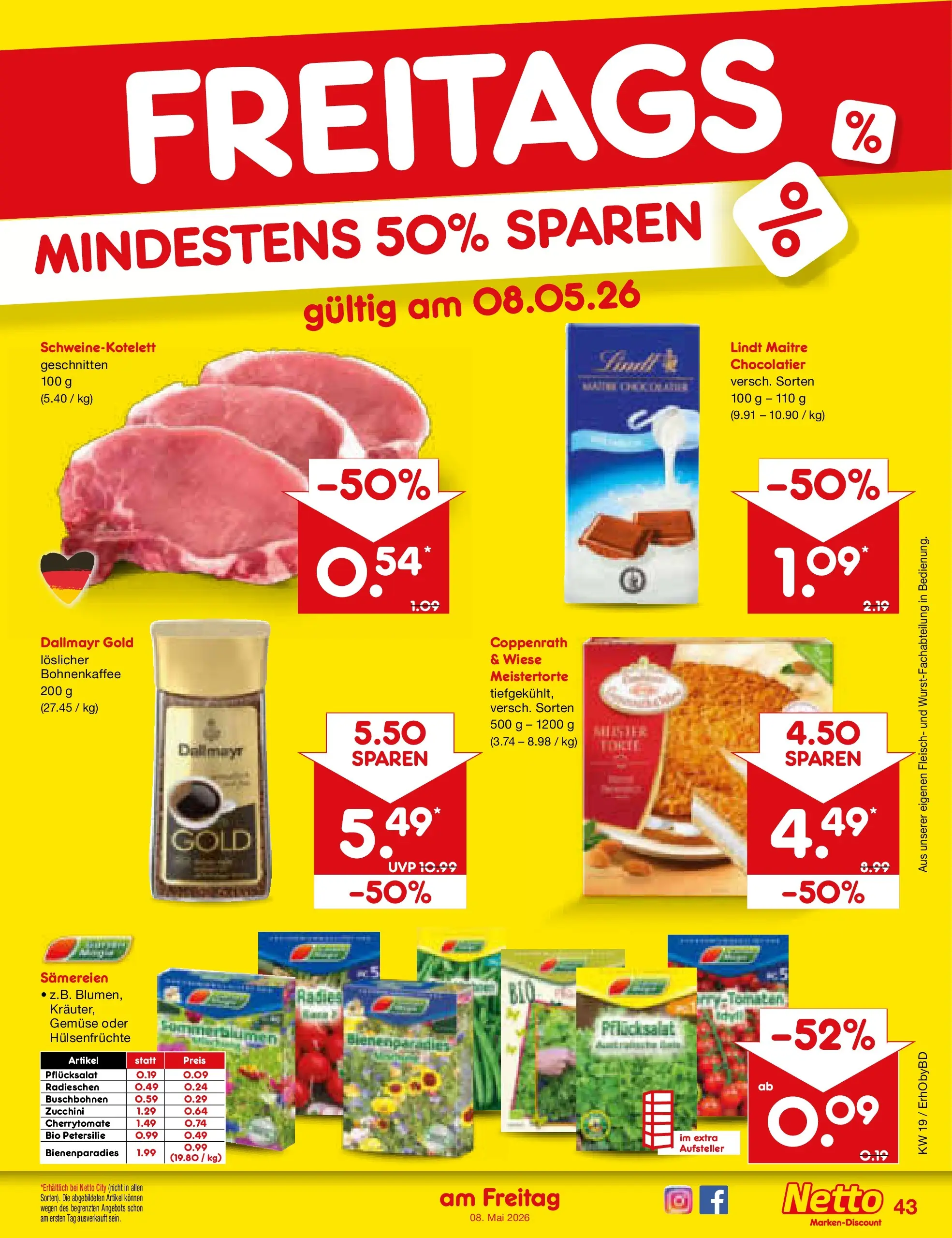 Netto Marken-Discount Prospekt Velden	 (ab 04.05.2026) » Angebote | Seite: 51 | Produkte: Tomaten, Gemüse, Petersilie, Zucchini