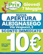 Prix Nuova apertura - al 17.05.2026