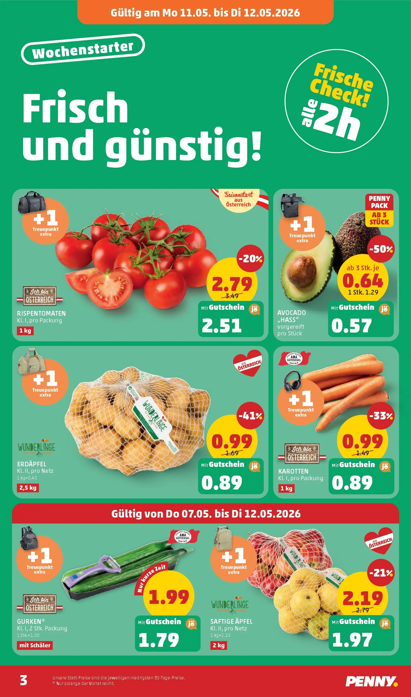 Penny Markt - PENNY: Die ganze Woche sparen. ab (06.05.2026) - Angebote, Prospekt | Seite: 3