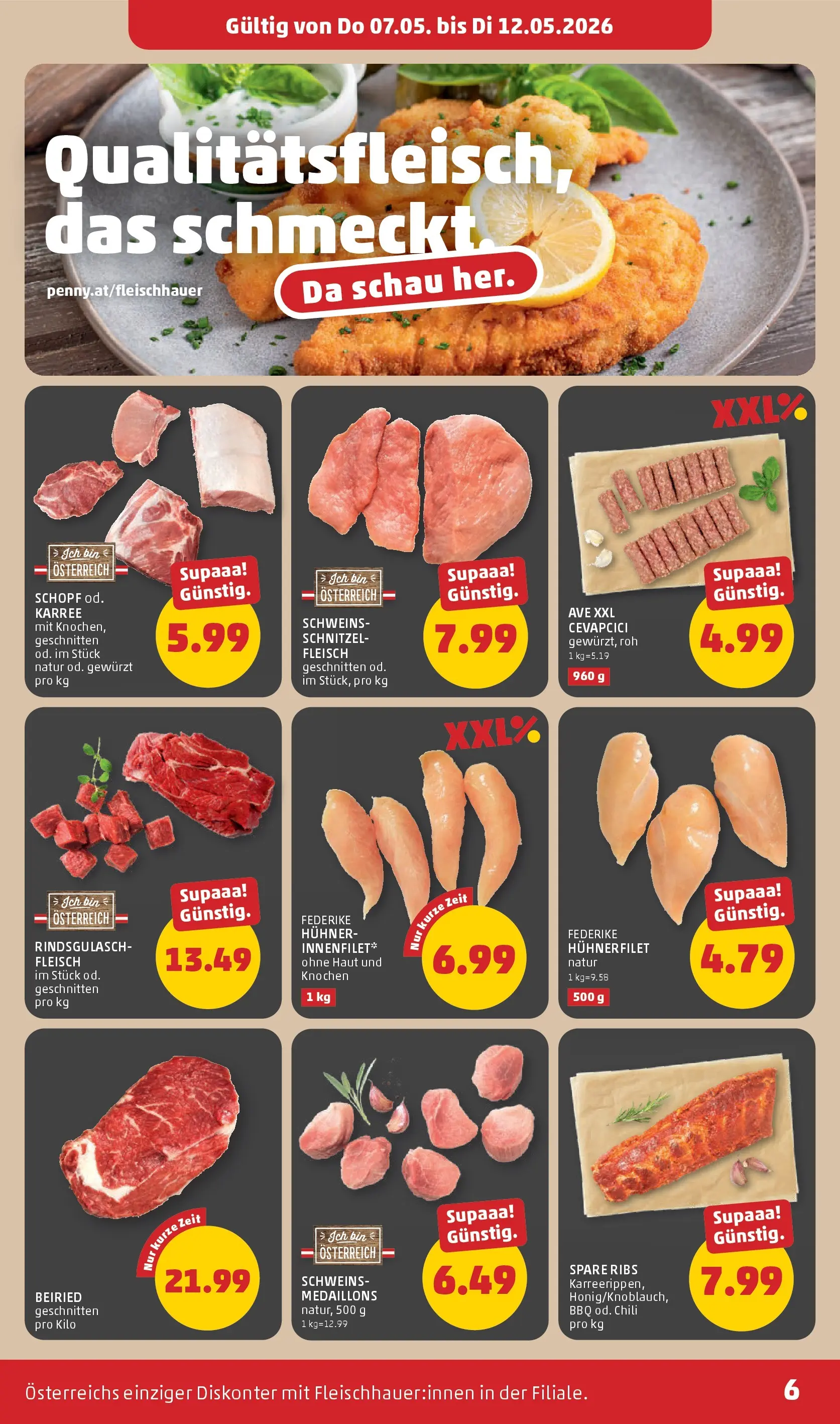 Penny Markt - PENNY: Die ganze Woche sparen. ab (06.05.2026) - Angebote, Prospekt | Seite: 6