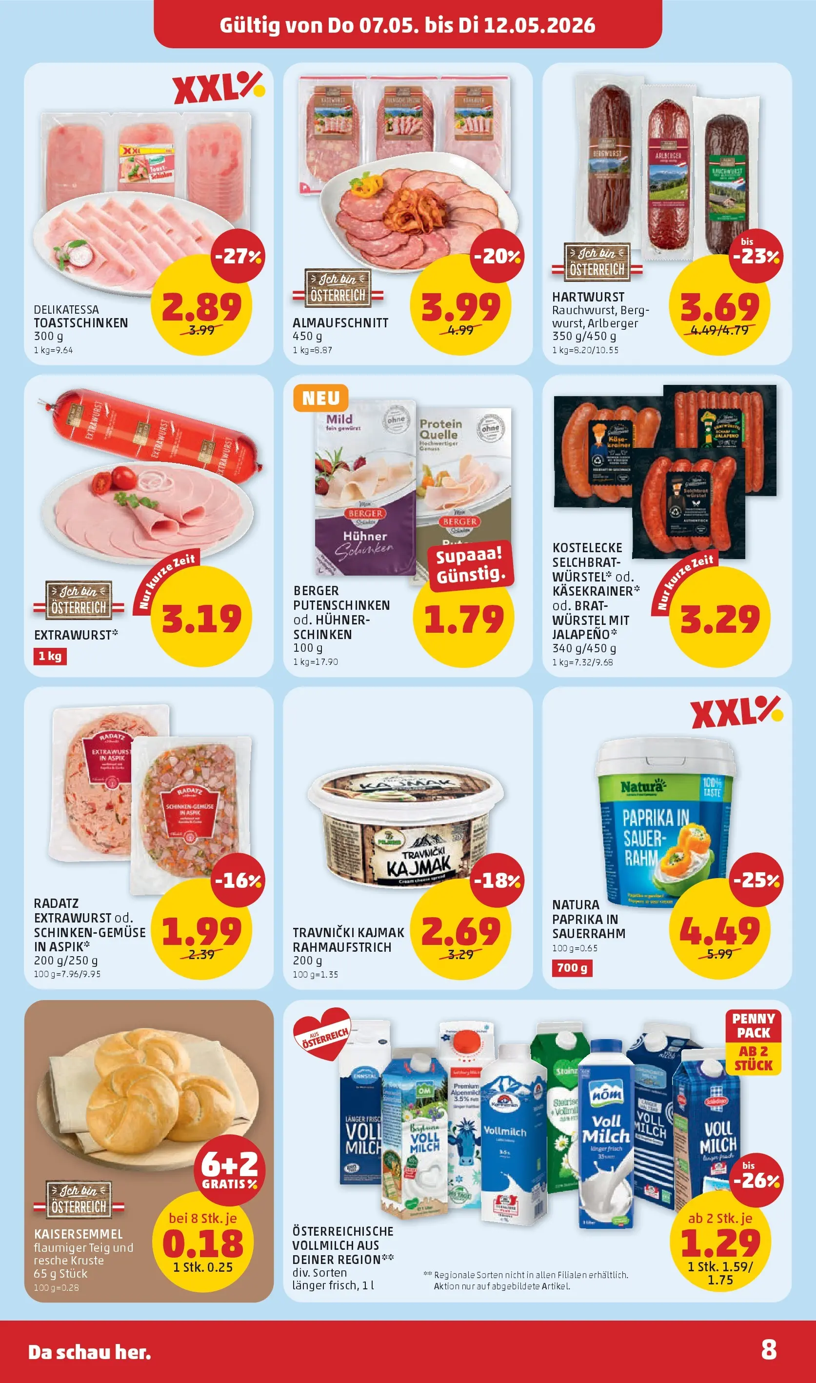 Penny Markt - PENNY: Die ganze Woche sparen. ab (06.05.2026) - Angebote, Prospekt | Seite: 8