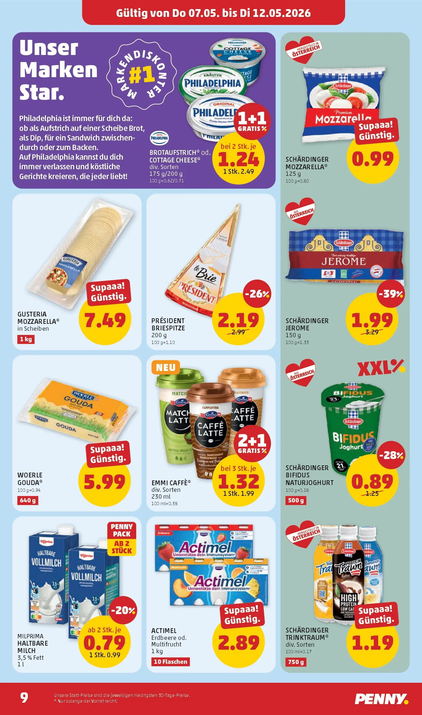 Penny Markt - PENNY: Die ganze Woche sparen. ab (06.05.2026) - Angebote, Prospekt | Seite: 9