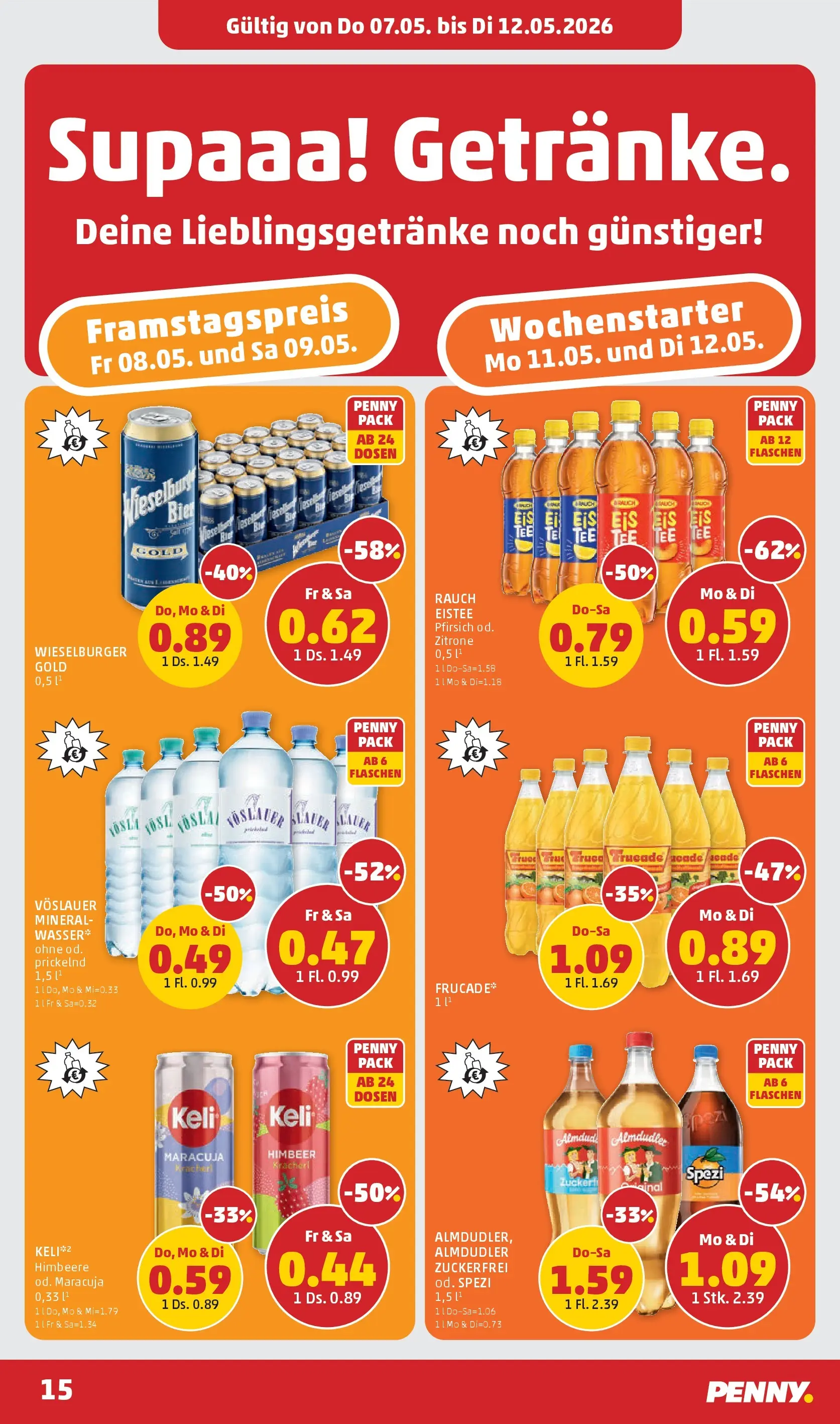 Penny Markt - PENNY: Die ganze Woche sparen. ab (06.05.2026) - Angebote, Prospekt | Seite: 15