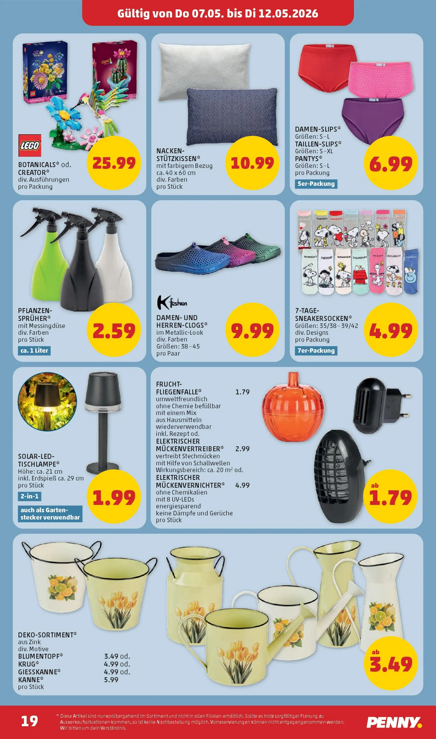 Penny Markt - PENNY: Die ganze Woche sparen. ab (06.05.2026) - Angebote, Prospekt | Seite: 19