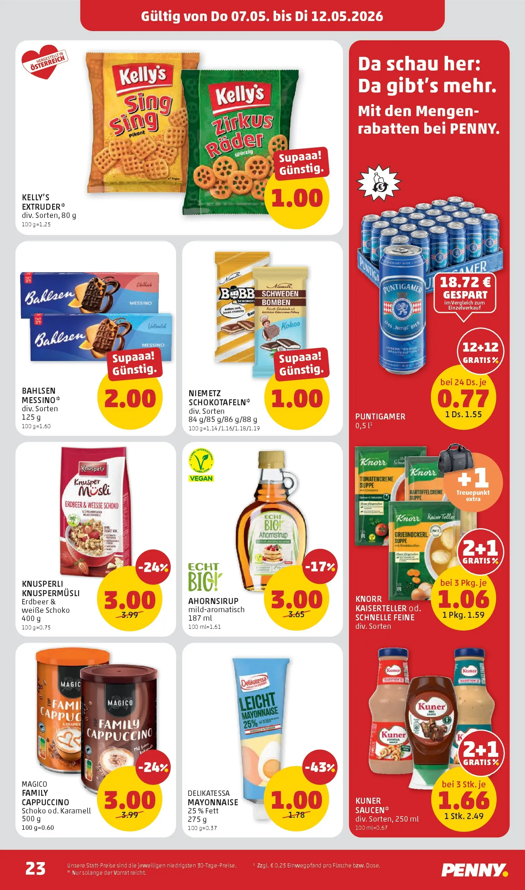 Penny Markt - PENNY: Die ganze Woche sparen. ab (06.05.2026) - Angebote, Prospekt | Seite: 23