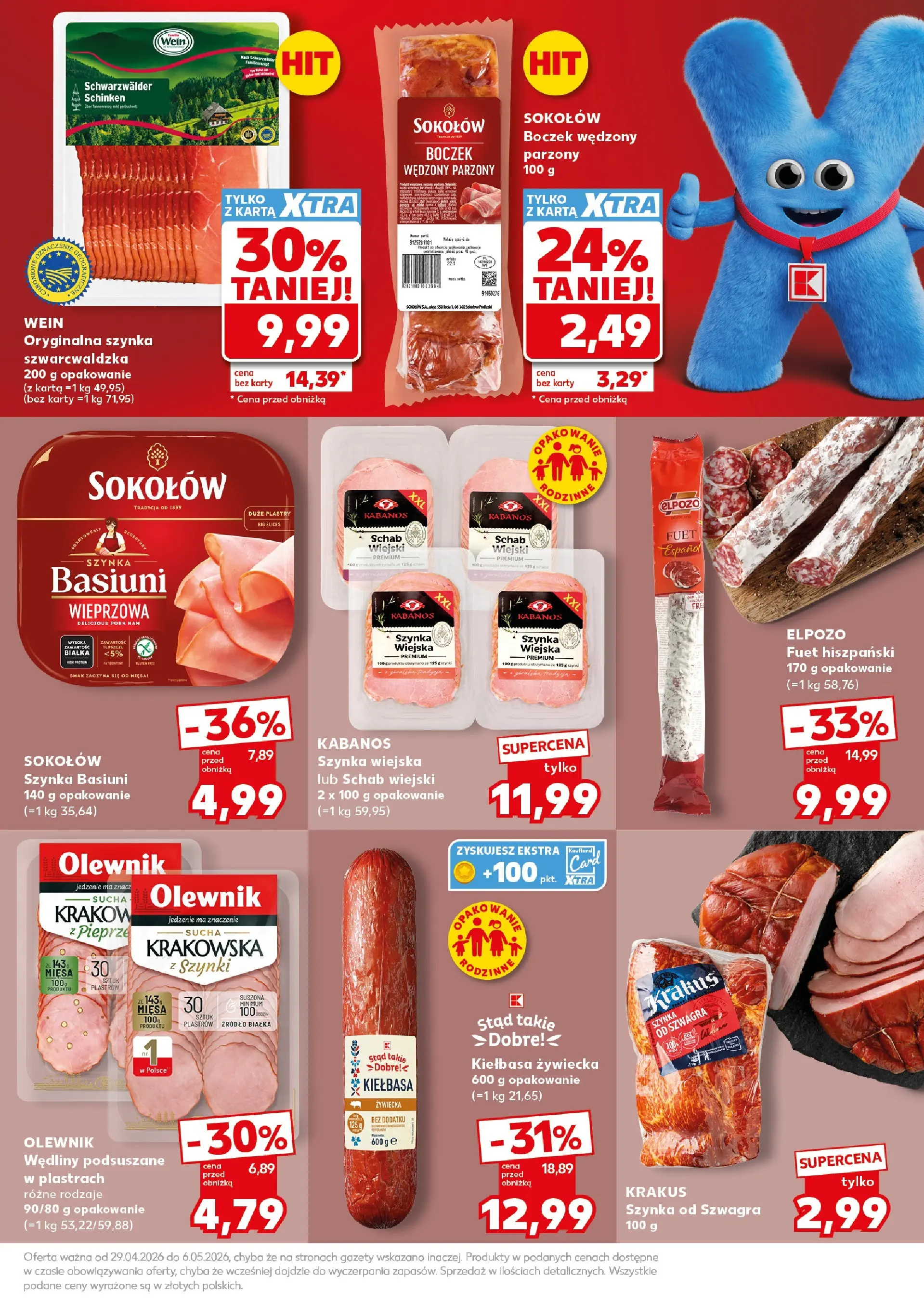 Kaufland - Kaufland Mocny Start ważne do 6.05 od 03.05.2026 - od jutra PDF | Strona: 23 | Produkty: Boczek wędzony parzony, Fuet, Wędliny, Szynka szwarcwaldzka