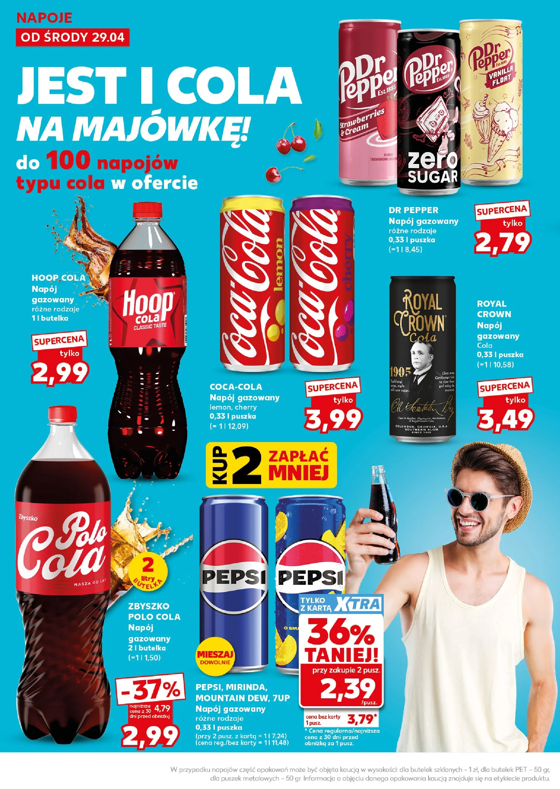 Kaufland - Kaufland Mocny Start ważne do 6.05 od 03.05.2026 - od jutra PDF | Strona: 24 | Produkty: Karta, Napoje, Pepsi