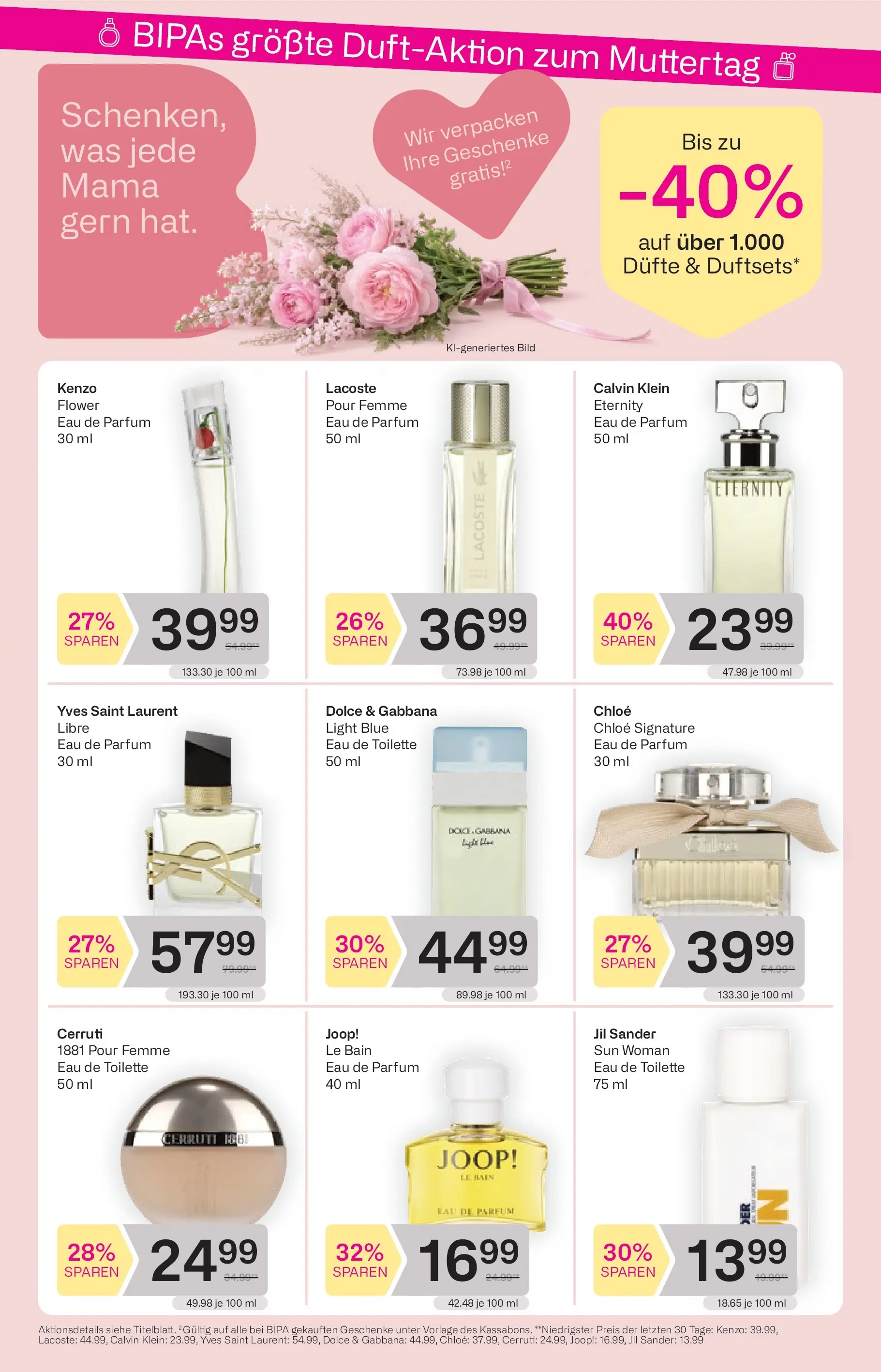 Bipa - BIPA: Flugblatt - gültig bis 29.04.2026 von 29.04.2026 - Aktuelle Angebote | Seite: 2 | Produkte: Toilette, Parfüm, Eau de Toilette