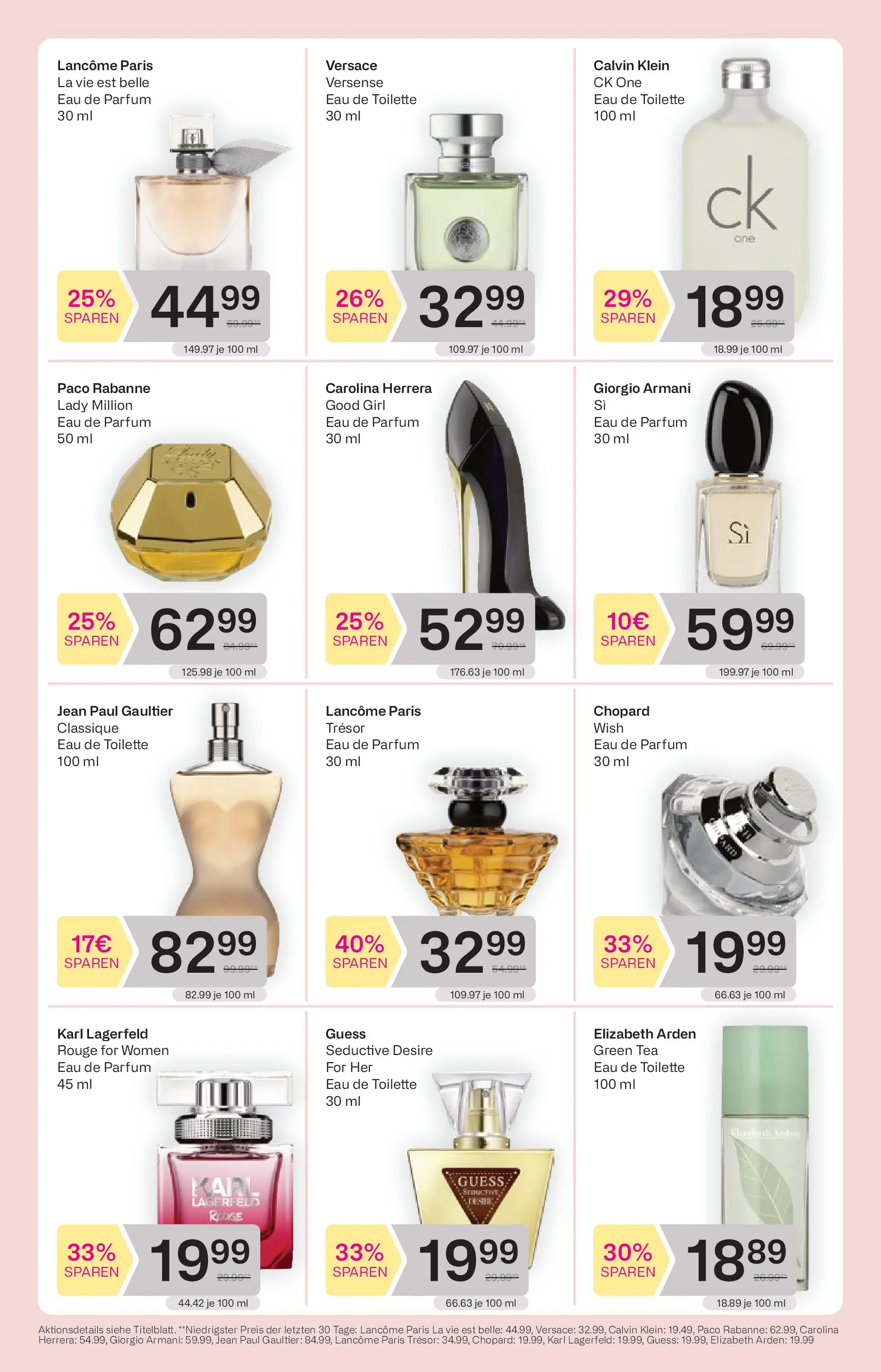 Bipa - BIPA: Flugblatt - gültig bis 29.04.2026 von 29.04.2026 - Aktuelle Angebote | Seite: 3 | Produkte: Toilette, Parfüm, Eau de Toilette, Rouge