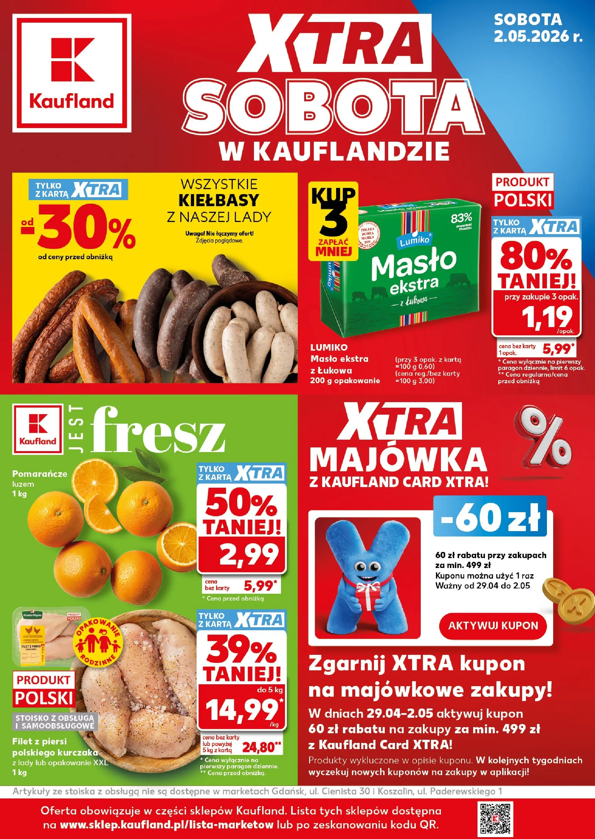 Kaufland - Kaufland XTRA Sobota ważne 2.05 od 01.05.2026 - od jutra PDF | Strona: 1