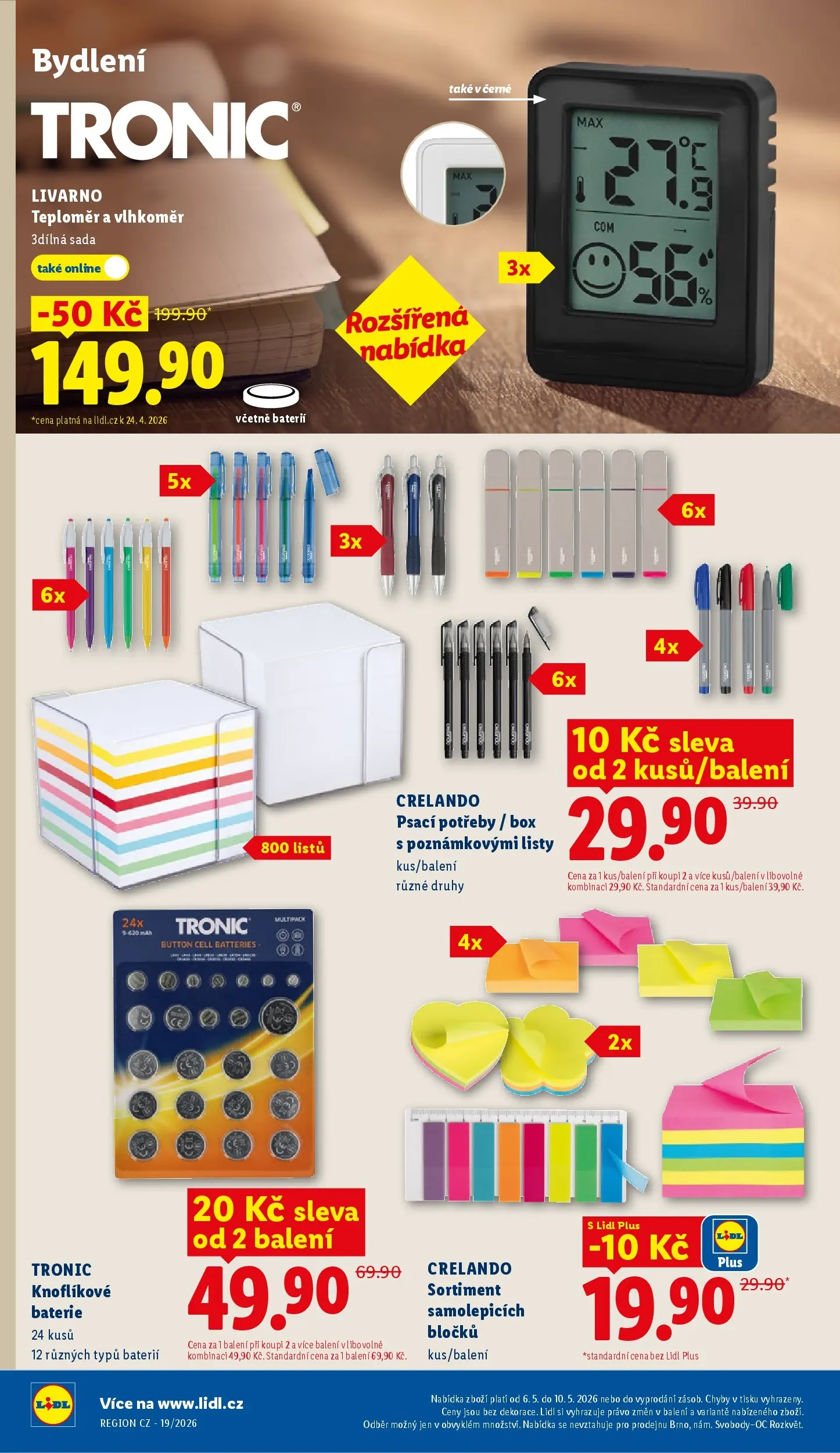 Lidl leták od 06.05.2026 - Nový akční leták | Strana: 36 | Produkty: Box, Teploměr, Baterie
