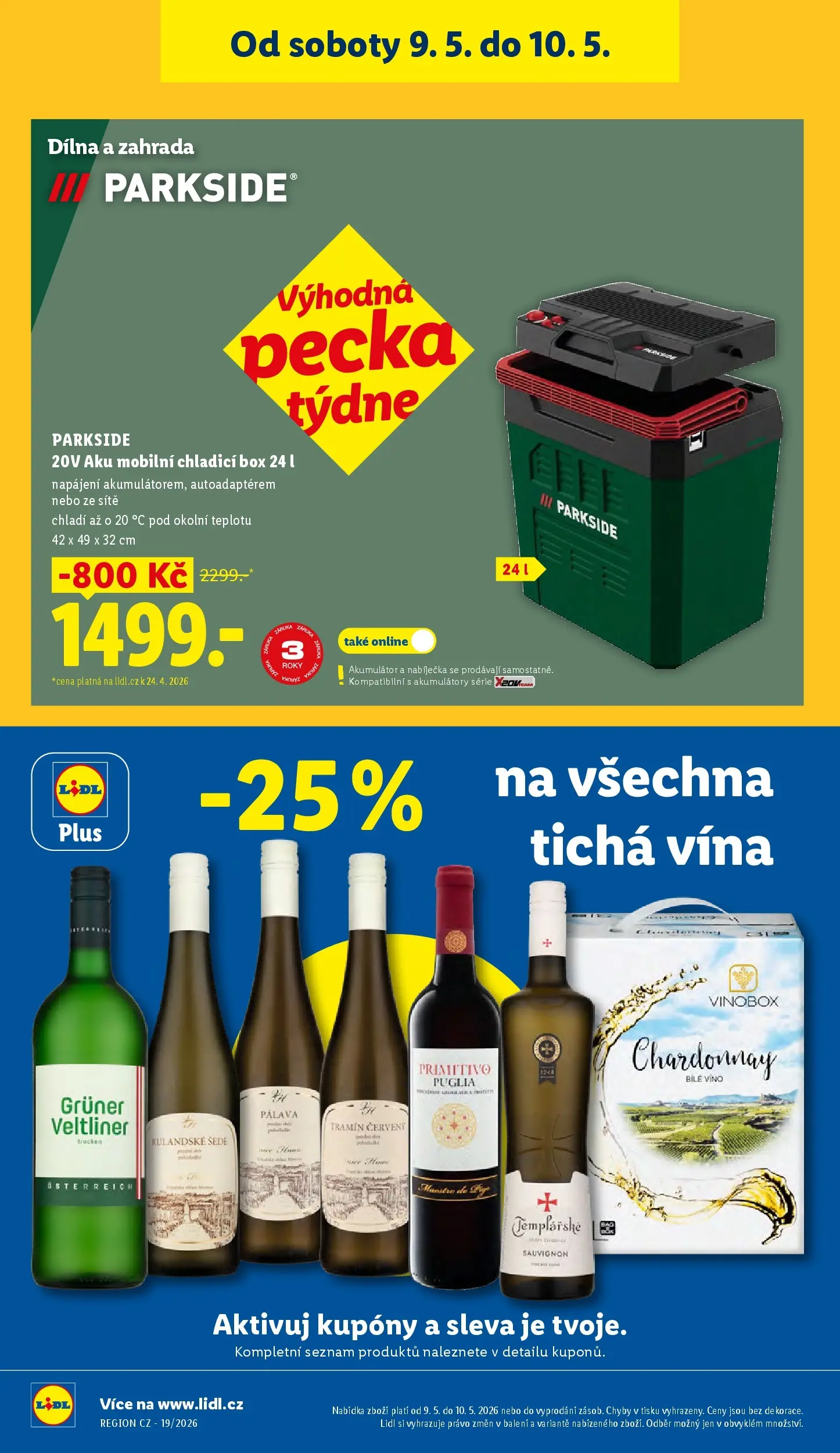 Lidl leták od 06.05.2026 - Nový akční leták | Strana: 44 | Produkty: Box, Zahrada, Primitivo Puglia, Primitivo