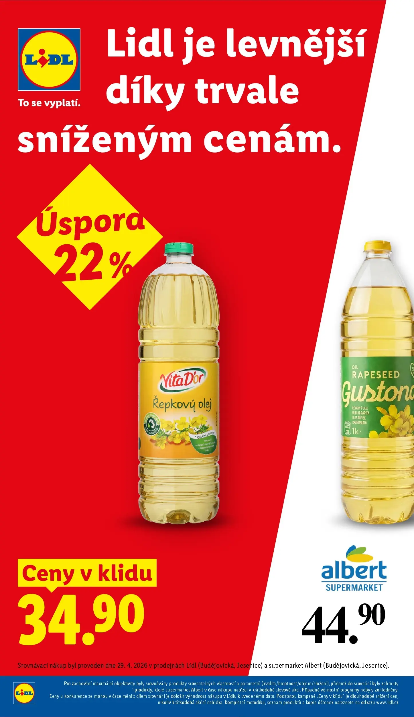 Lidl leták od 06.05.2026 - Nový akční leták | Strana: 5 | Produkty: Olej, Řepkový olej