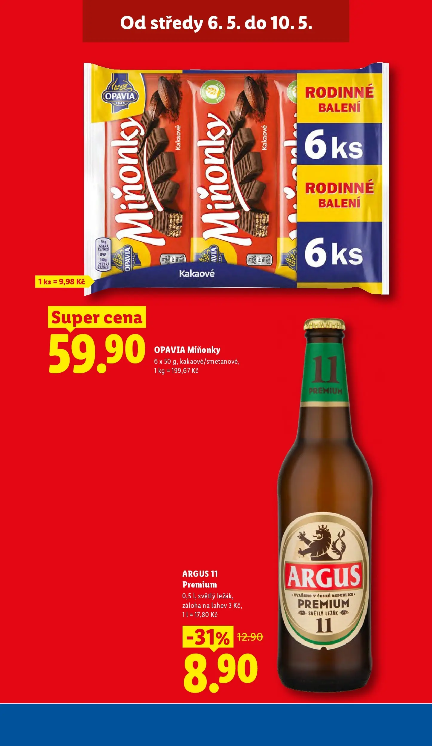 Lidl leták od 06.05.2026 - Nový akční leták | Strana: 7 | Produkty: Argus, Láhev