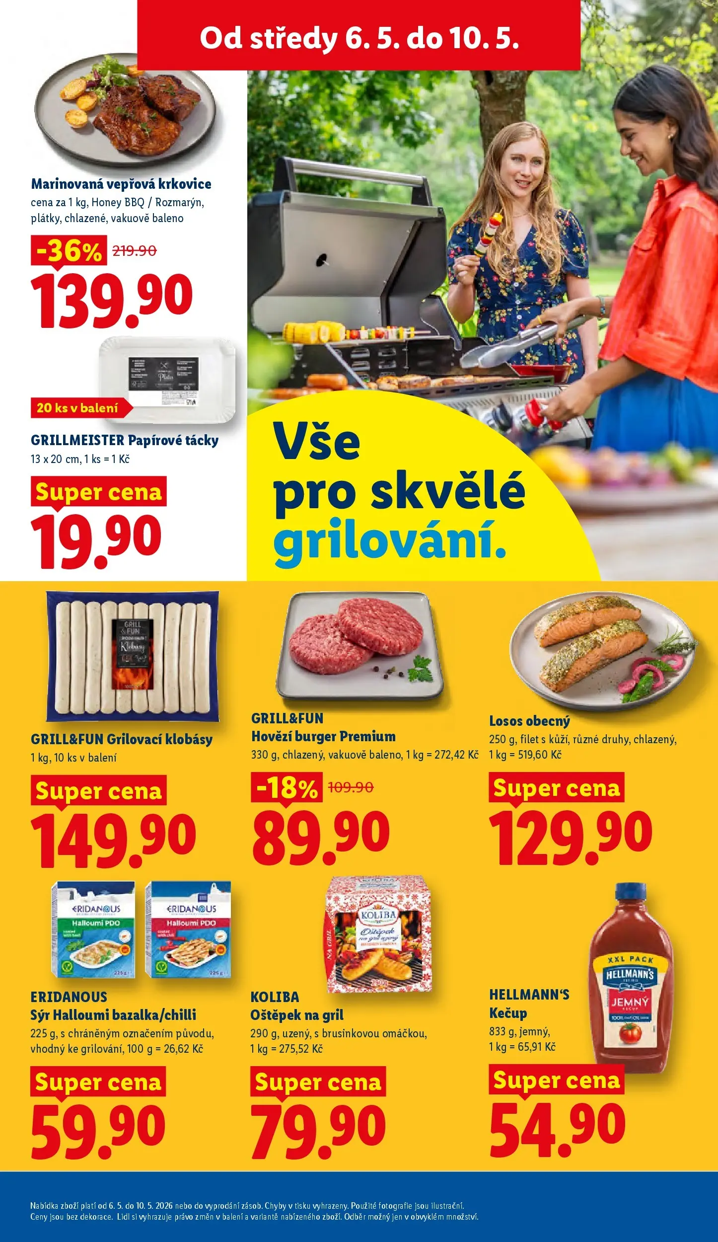 Lidl leták od 06.05.2026 - Nový akční leták | Strana: 15 | Produkty: Sýr, Hellmann's, Halloumi, Hellmann's kečup