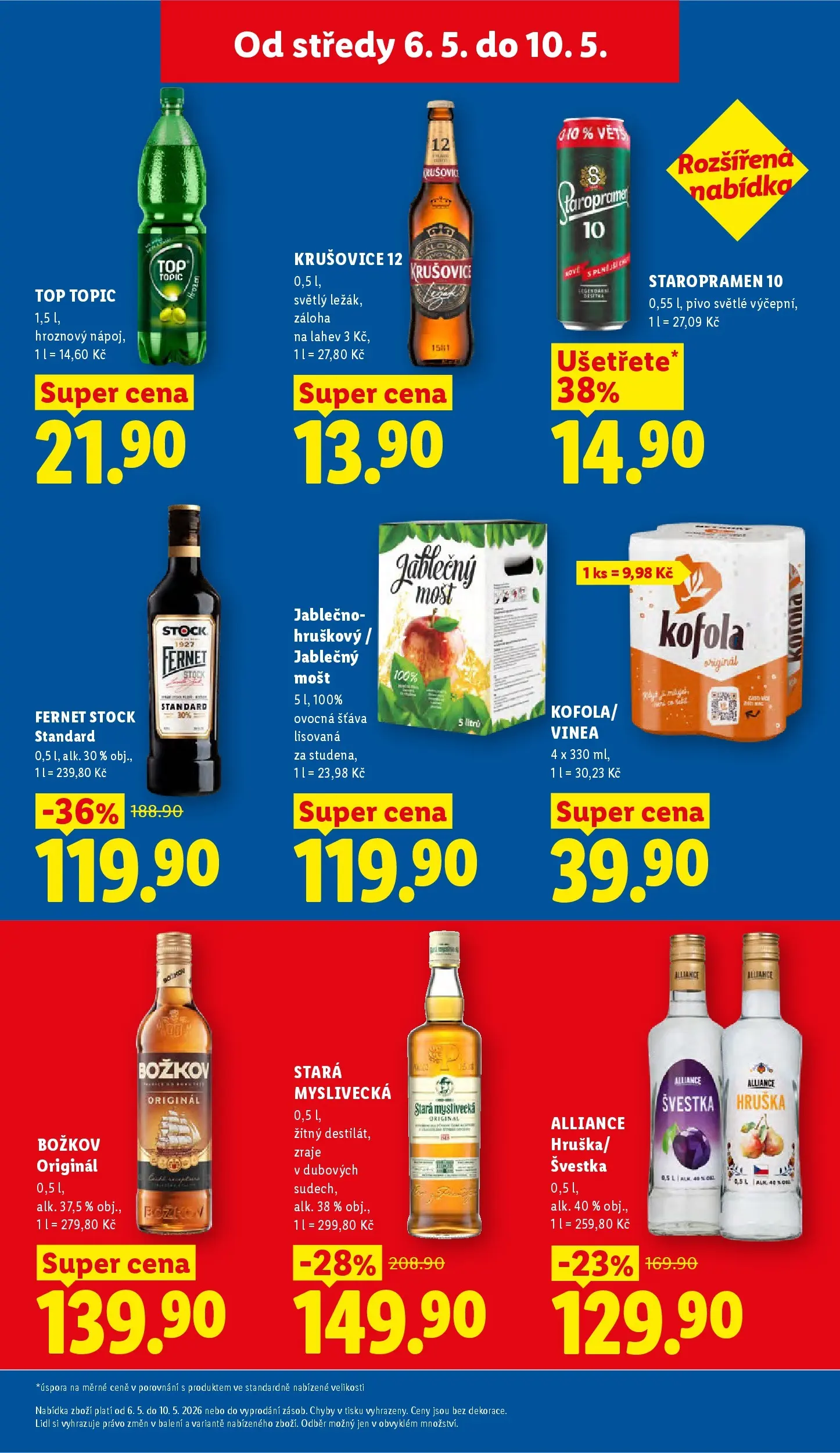 Lidl leták od 06.05.2026 - Nový akční leták | Strana: 23 | Produkty: Whiskey, Apple, Fernet, Kofola