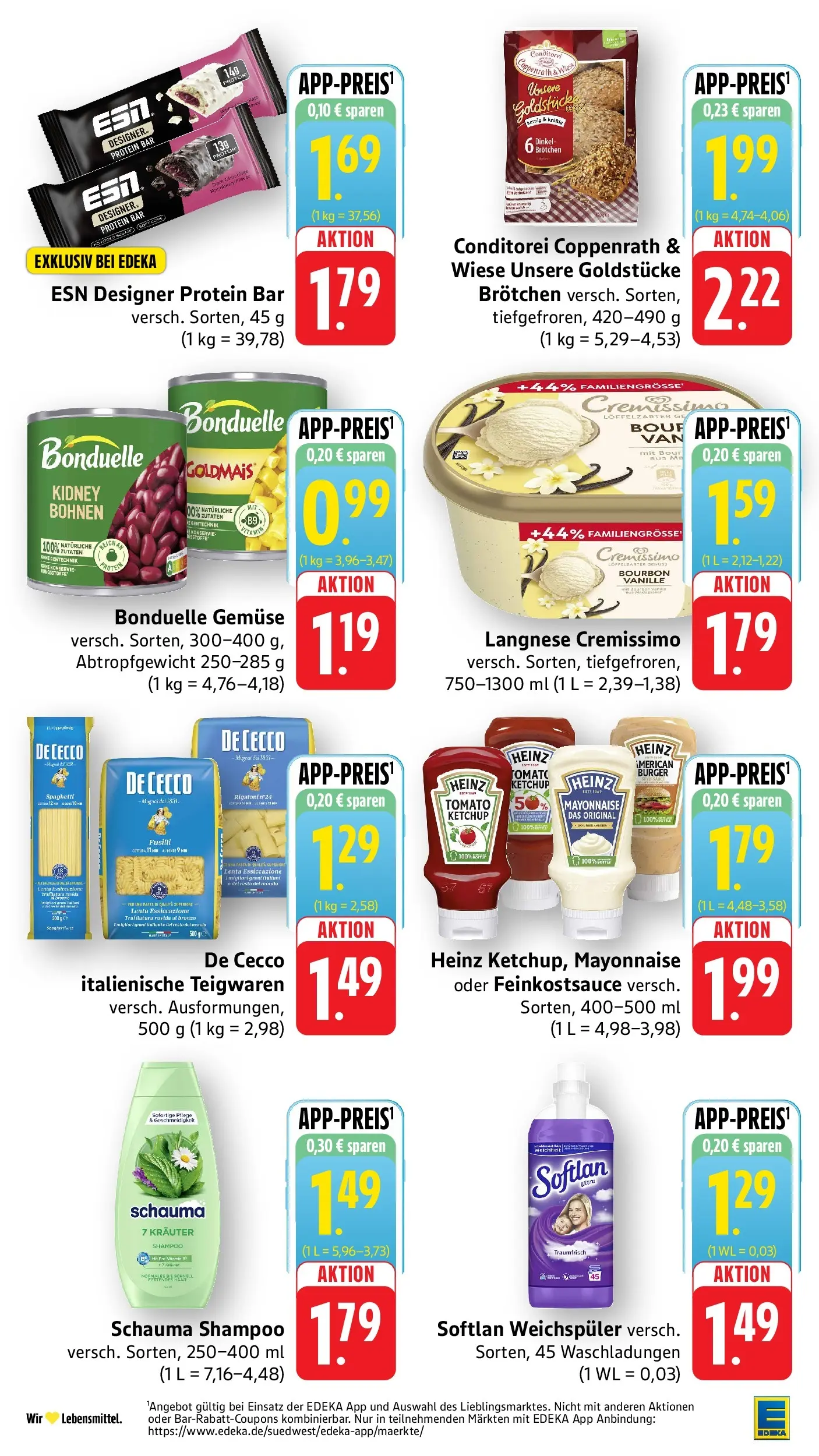 E center Prospekt Tübingen	 (ab 03.05.2026) zum Blättern | Seite: 4 | Produkte: Langnese, Cremissimo, Mayonnaise, Ketchup