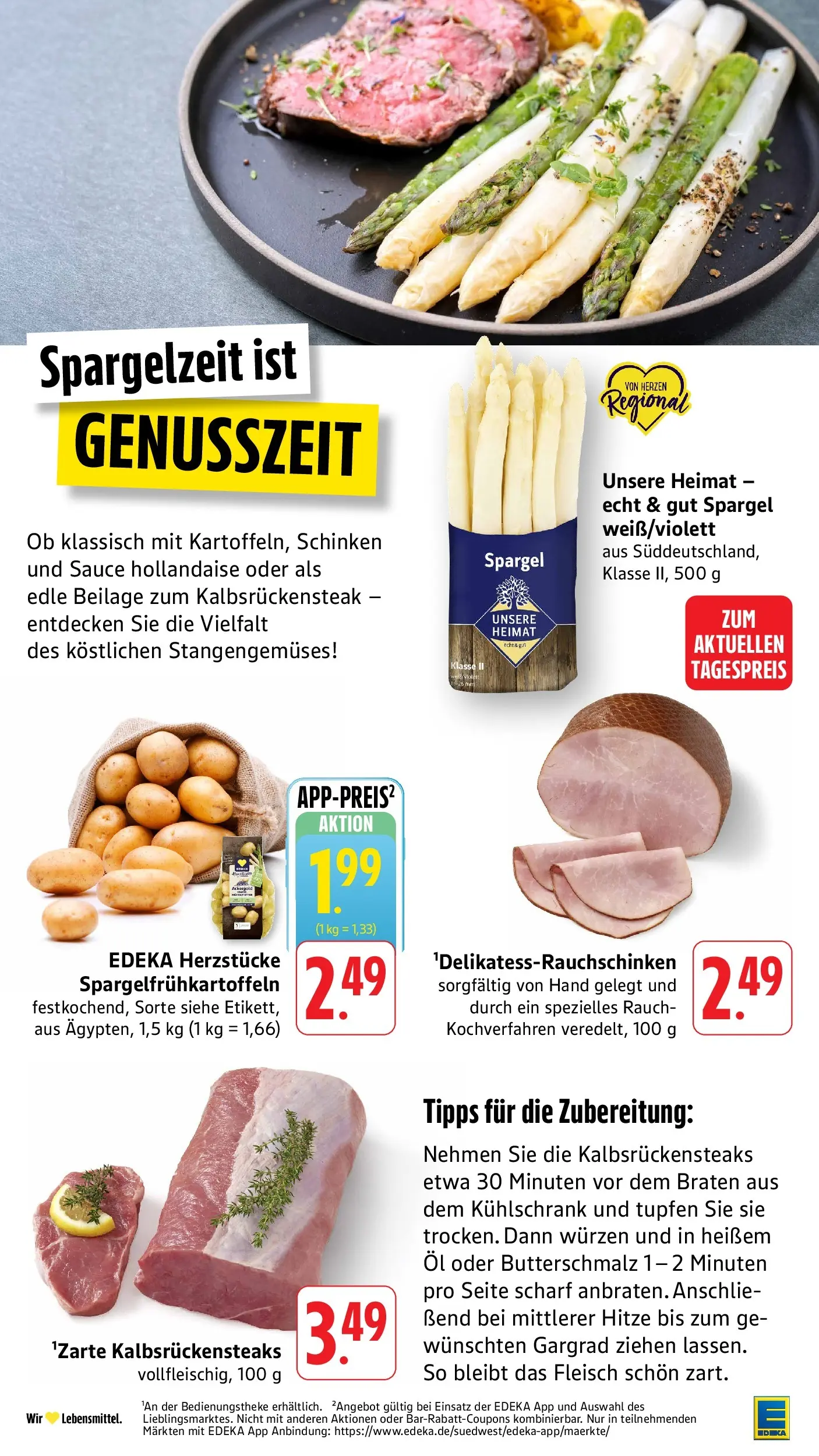 E center Prospekt Tübingen	 (ab 03.05.2026) zum Blättern | Seite: 12 | Produkte: Butterschmalz, Kühlschrank, Spargel, Fleisch