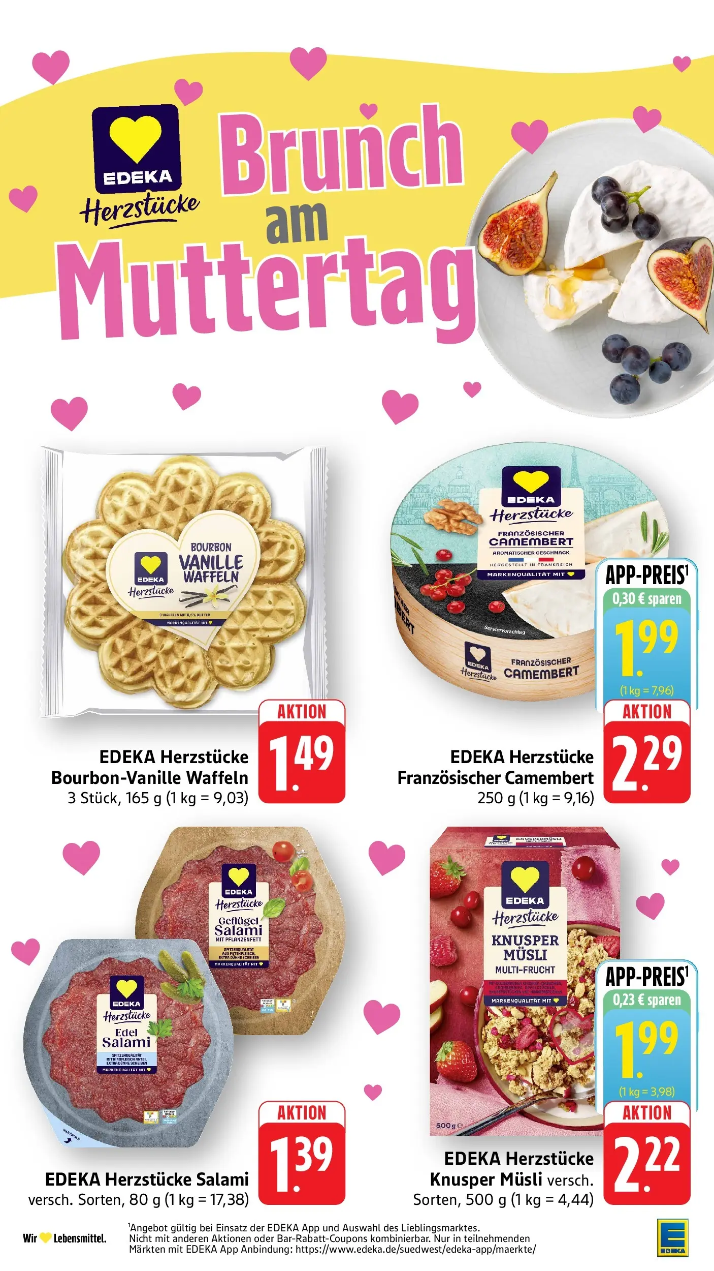 E center Prospekt Tübingen	 (ab 03.05.2026) zum Blättern | Seite: 22 | Produkte: Musli, Waffeln, Salami, Bourbon
