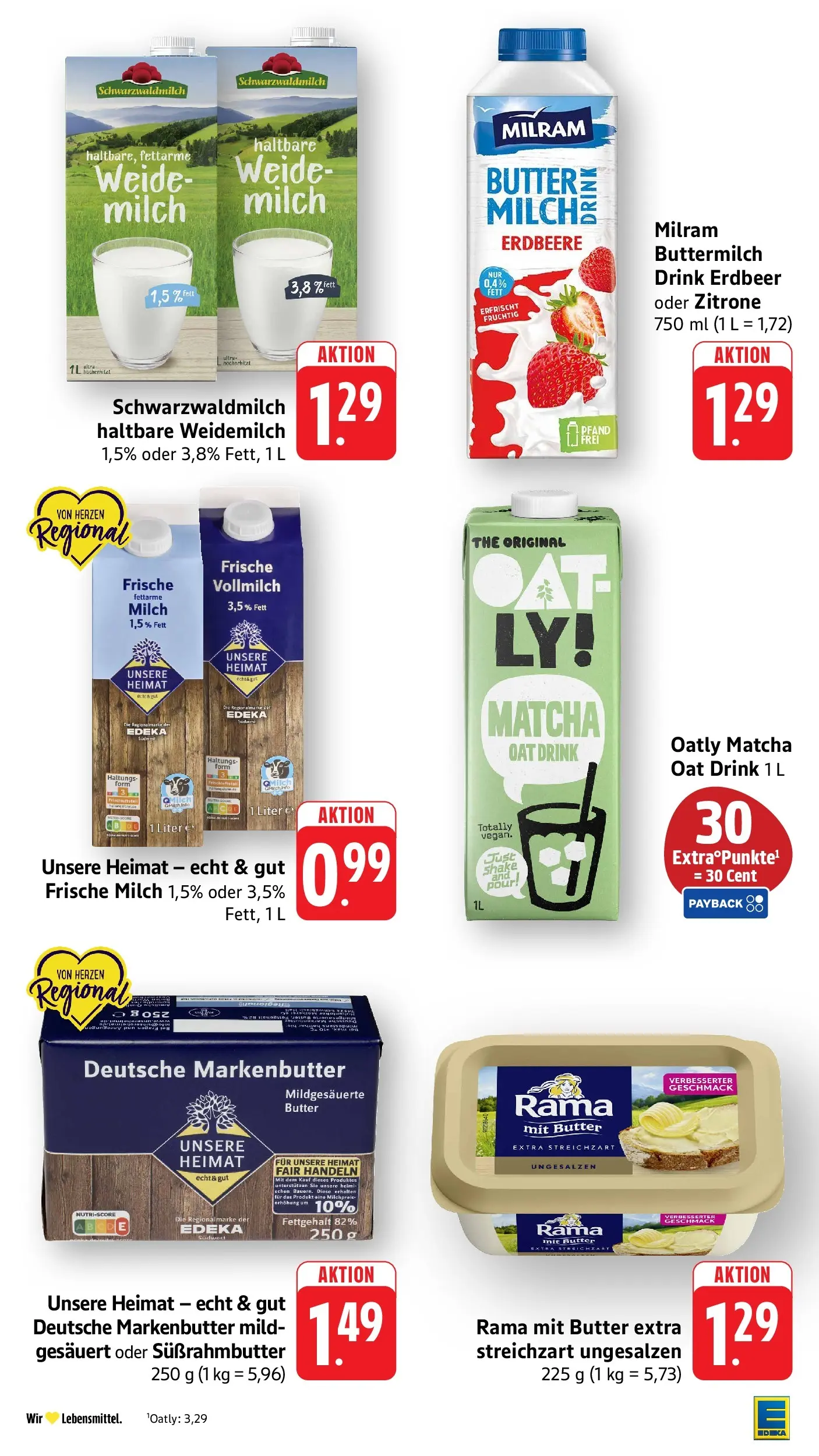 E center Prospekt Tübingen	 (ab 03.05.2026) zum Blättern | Seite: 34 | Produkte: Buttermilch, Milch, Milram, Zitrone