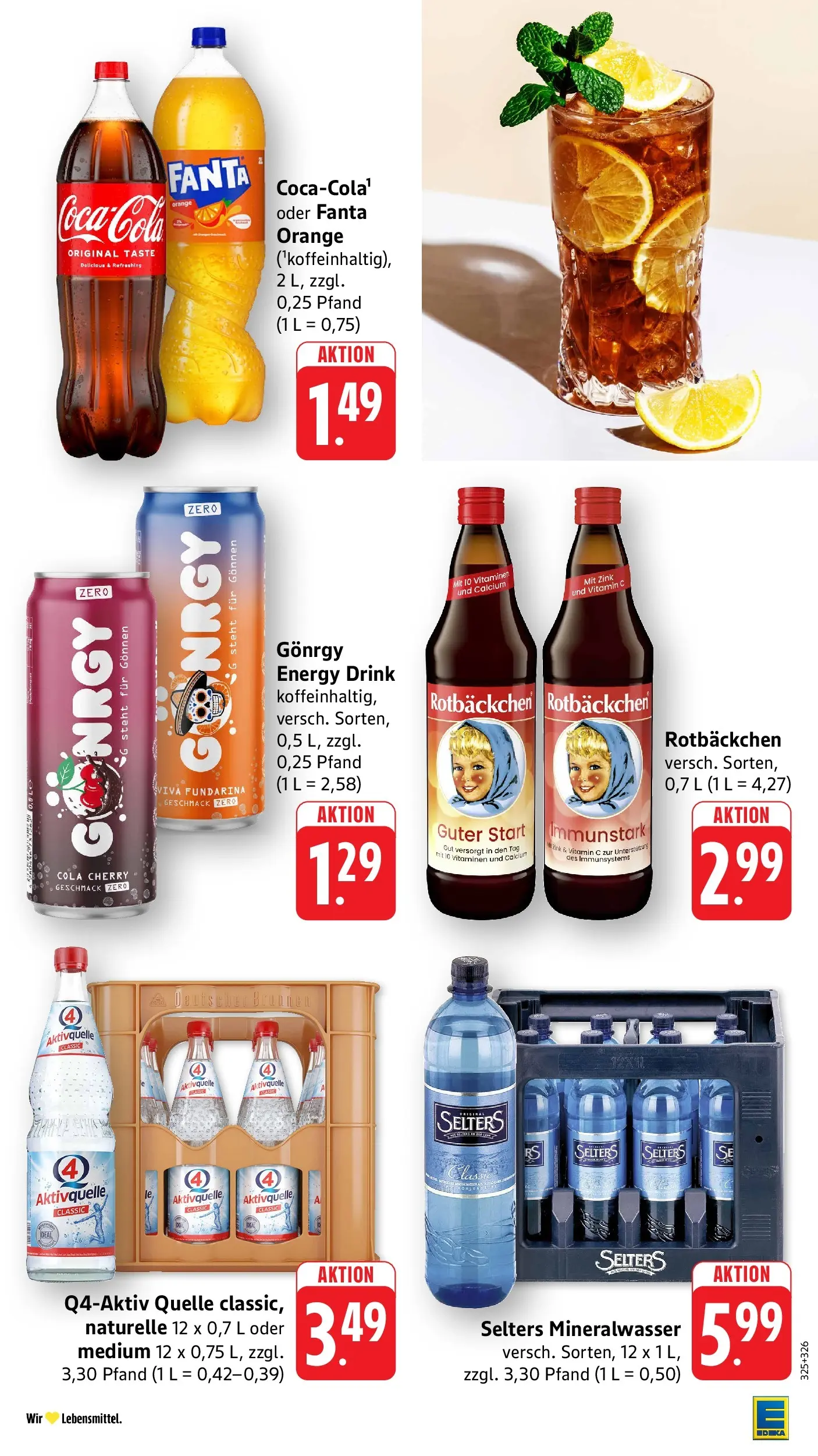E center Prospekt Groß-Zimmern	 (ab 04.05.2026) zum Blättern | Seite: 43 | Produkte: Fanta, Cola, Energy, Mineralwasser