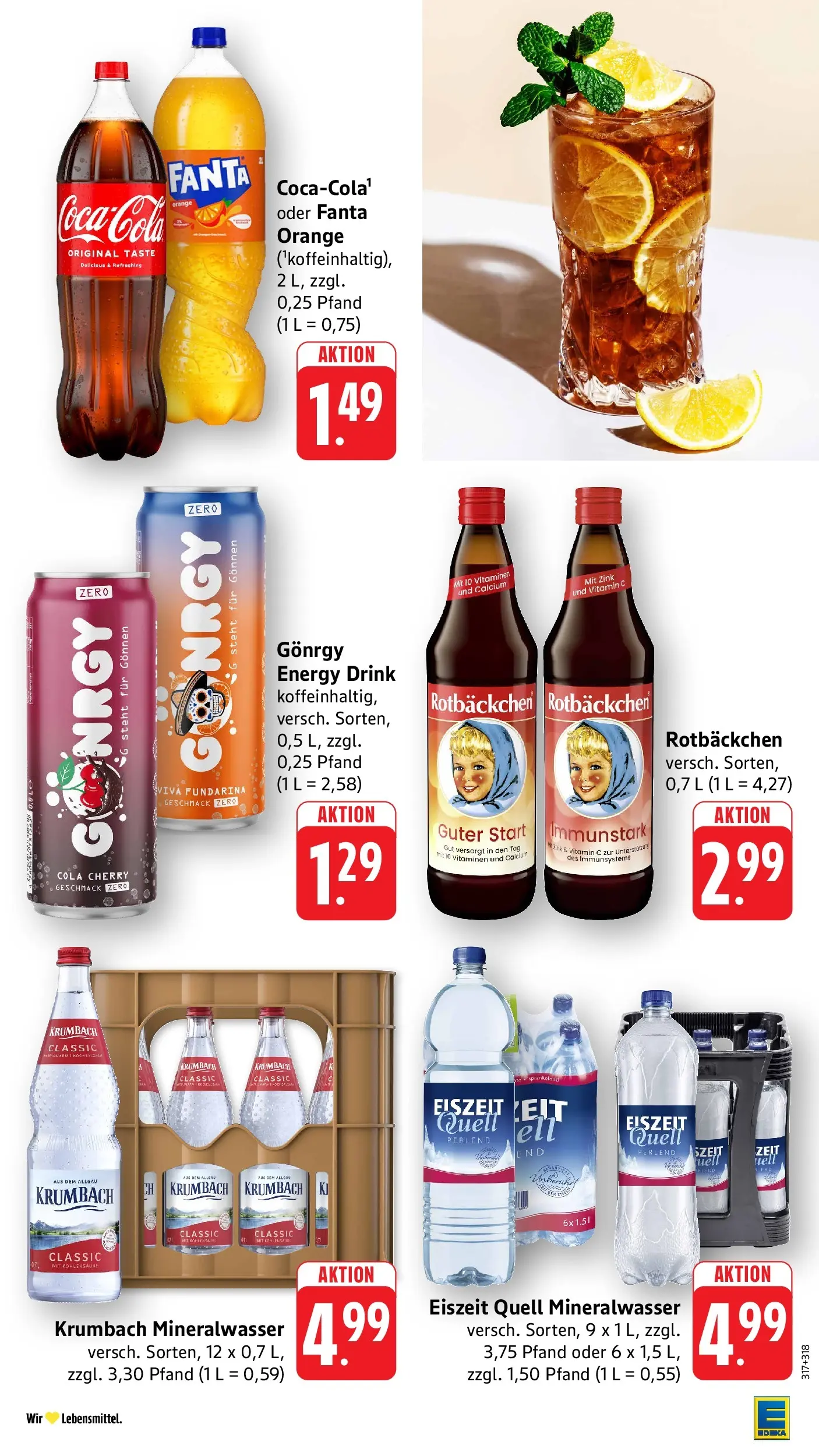 E center Prospekt Heilbronn-Sontheim	 (ab 03.05.2026) zum Blättern | Seite: 43 | Produkte: Fanta, Cola, Energy, Mineralwasser