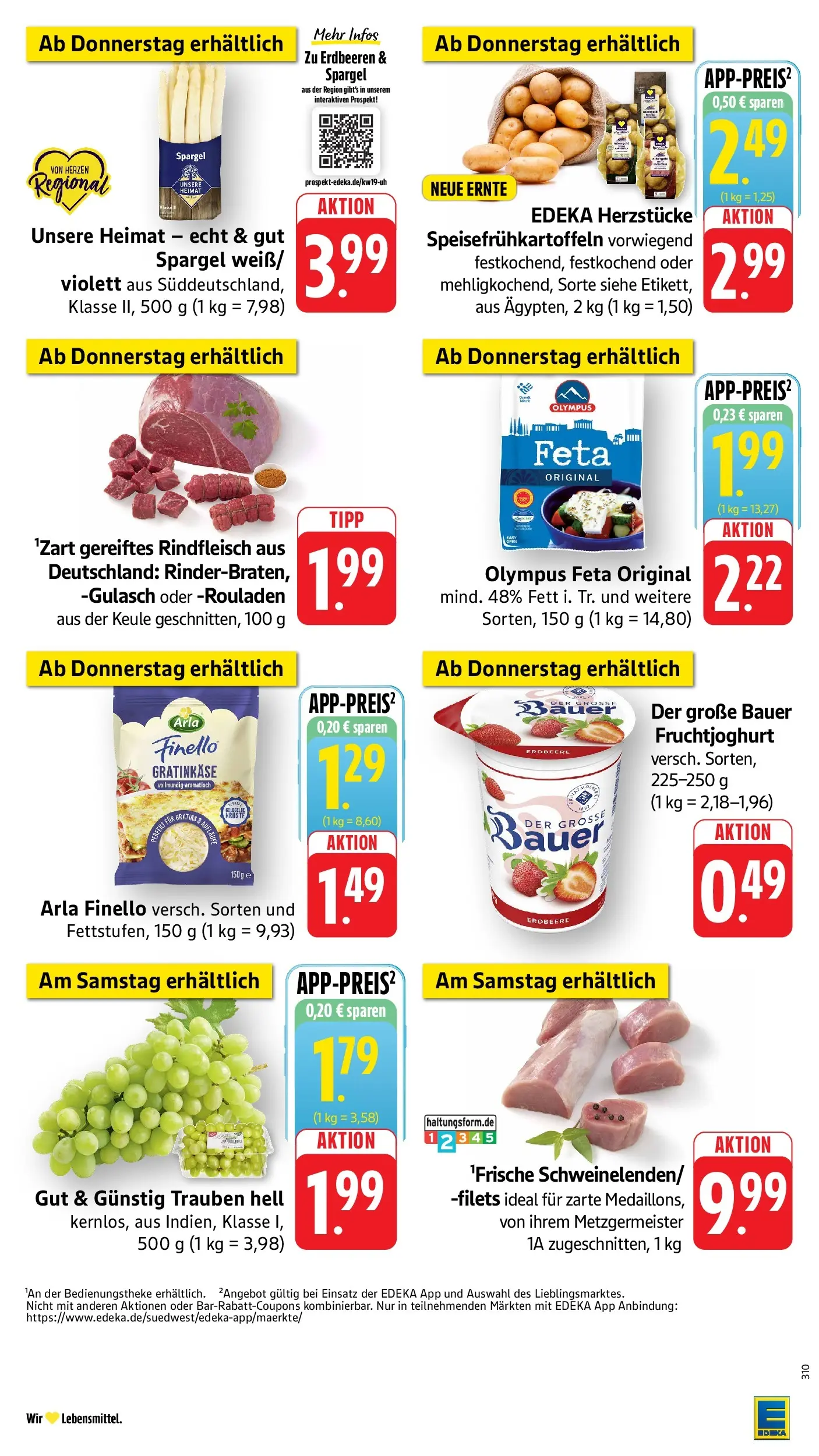 E center Prospekt Tübingen	 (ab 03.05.2026) zum Blättern | Seite: 54 | Produkte: Trauben, Spargel, Gulasch, Rindfleisch