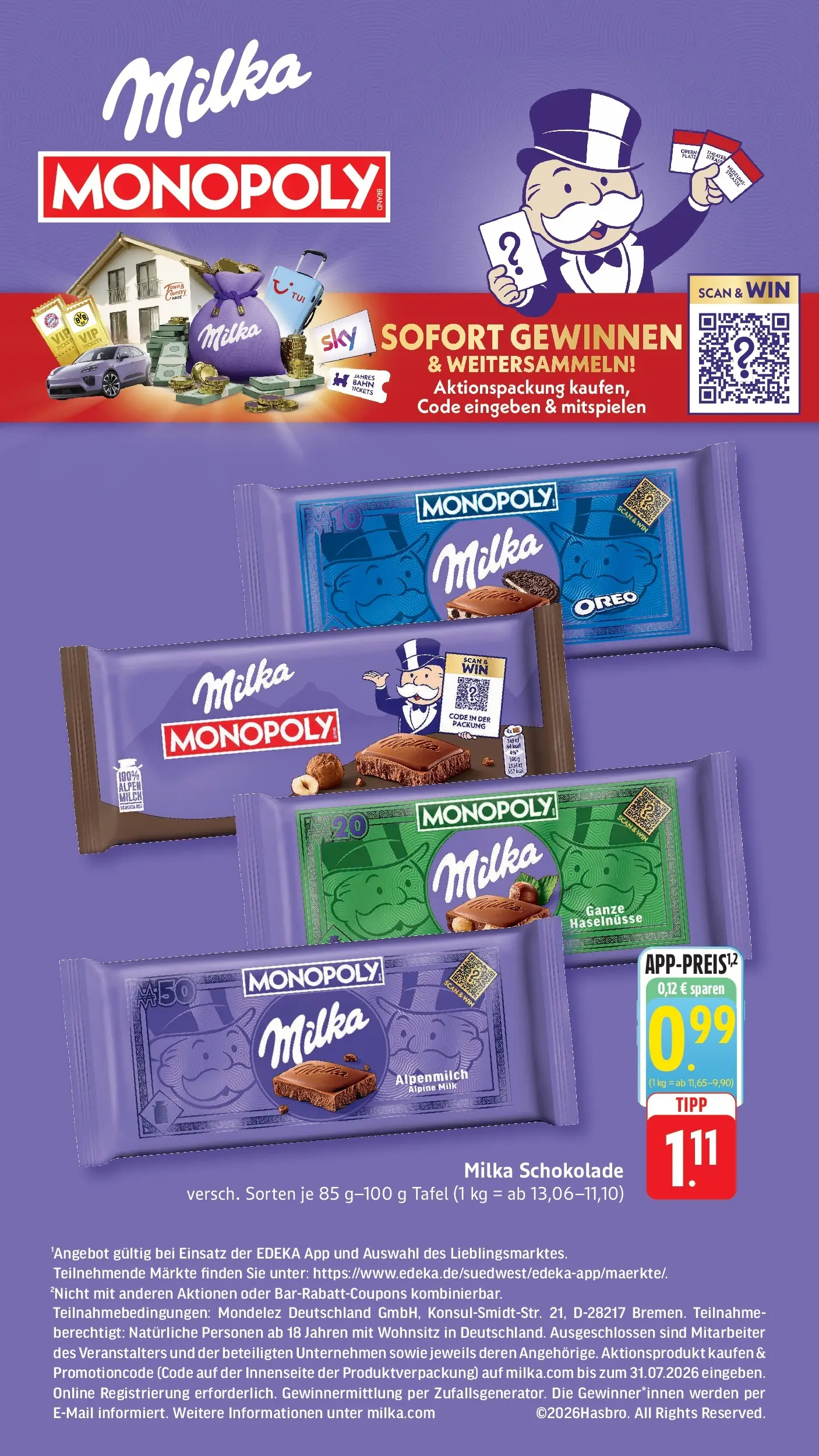E center Prospekt Tübingen	 (ab 03.05.2026) zum Blättern | Seite: 72 | Produkte: Milch, Schokolade, Milka schokolade, Milka