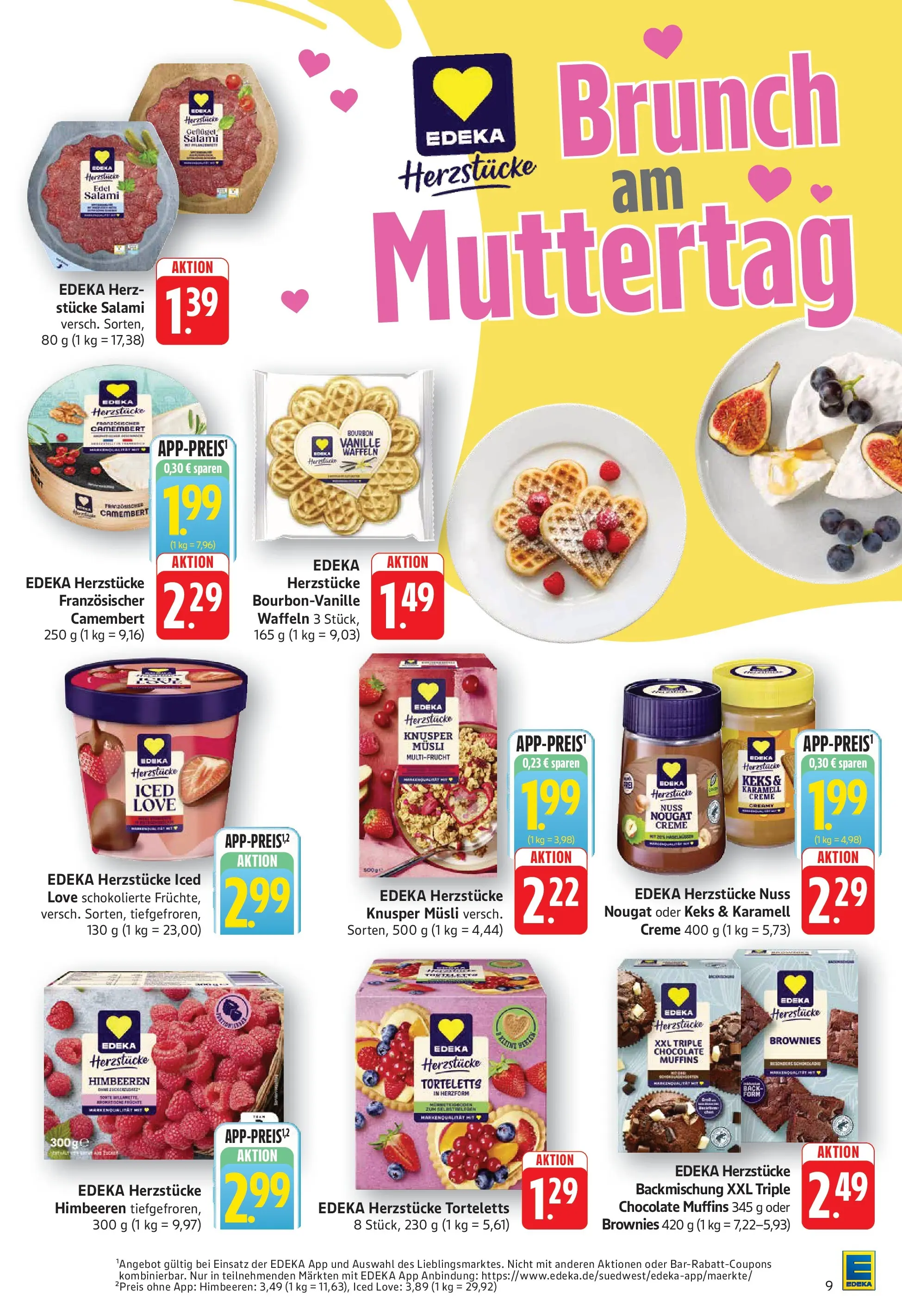 E center Prospekt Bad Bergzabern	 (ab 04.05.2026) zum Blättern | Seite: 11 | Produkte: Himbeeren, Schokolade, Creme, Salami
