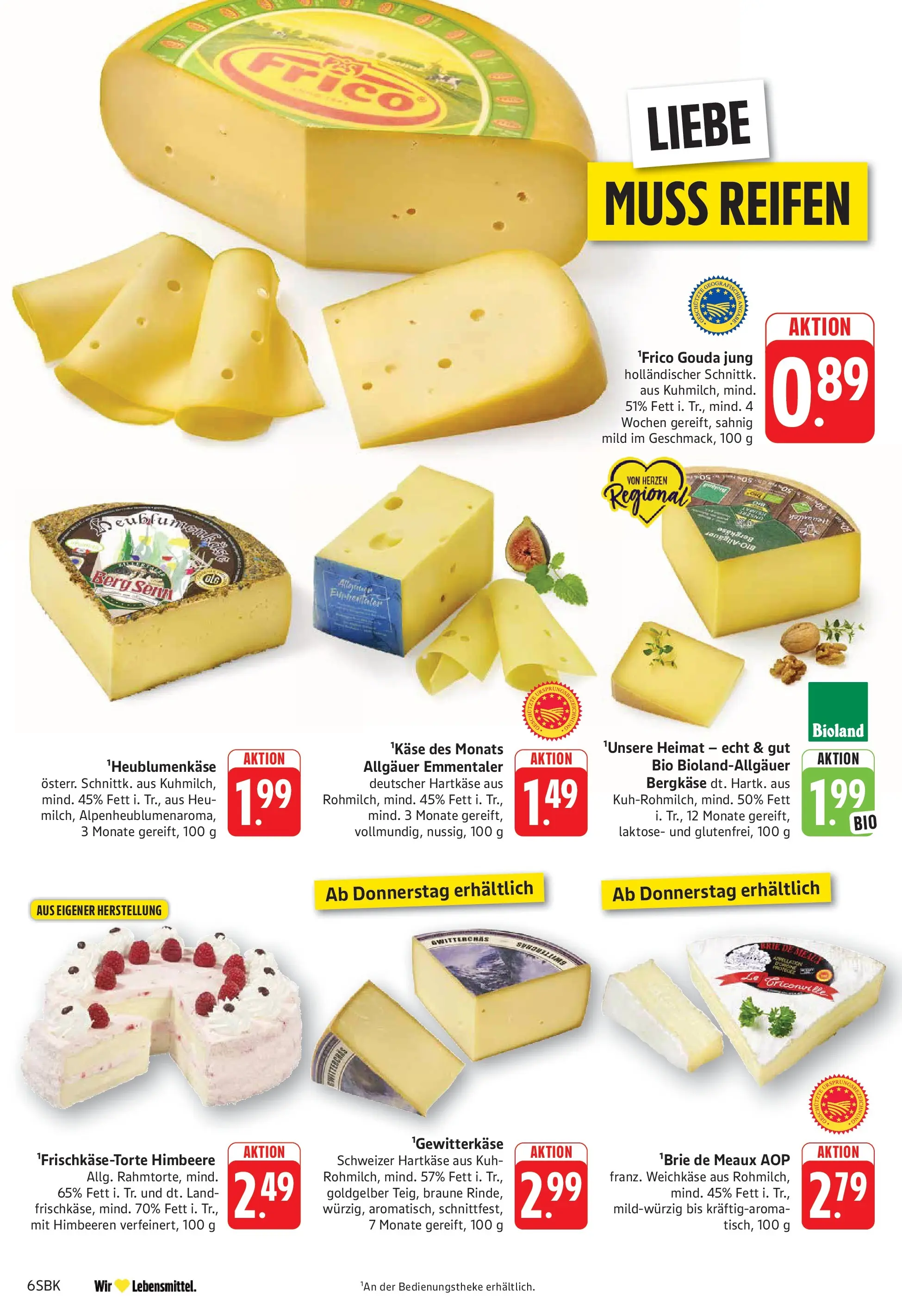 E center Prospekt Bad Bergzabern	 (ab 04.05.2026) zum Blättern | Seite: 8 | Produkte: Himbeeren, Gouda, Himbeere