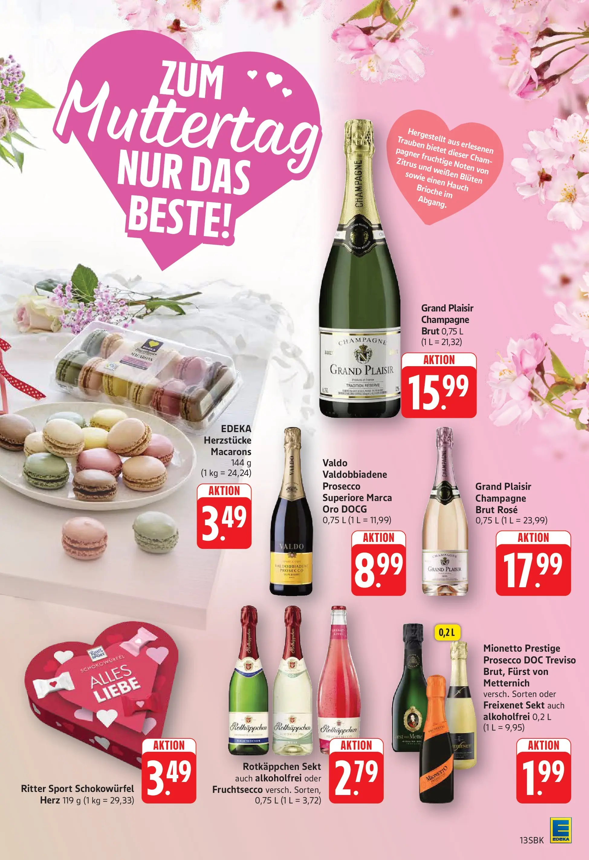 E center Prospekt Bad Bergzabern	 (ab 04.05.2026) zum Blättern | Seite: 15 | Produkte: Rotkappchen sekt, Trauben, Ritter sport, Rotkäppchen