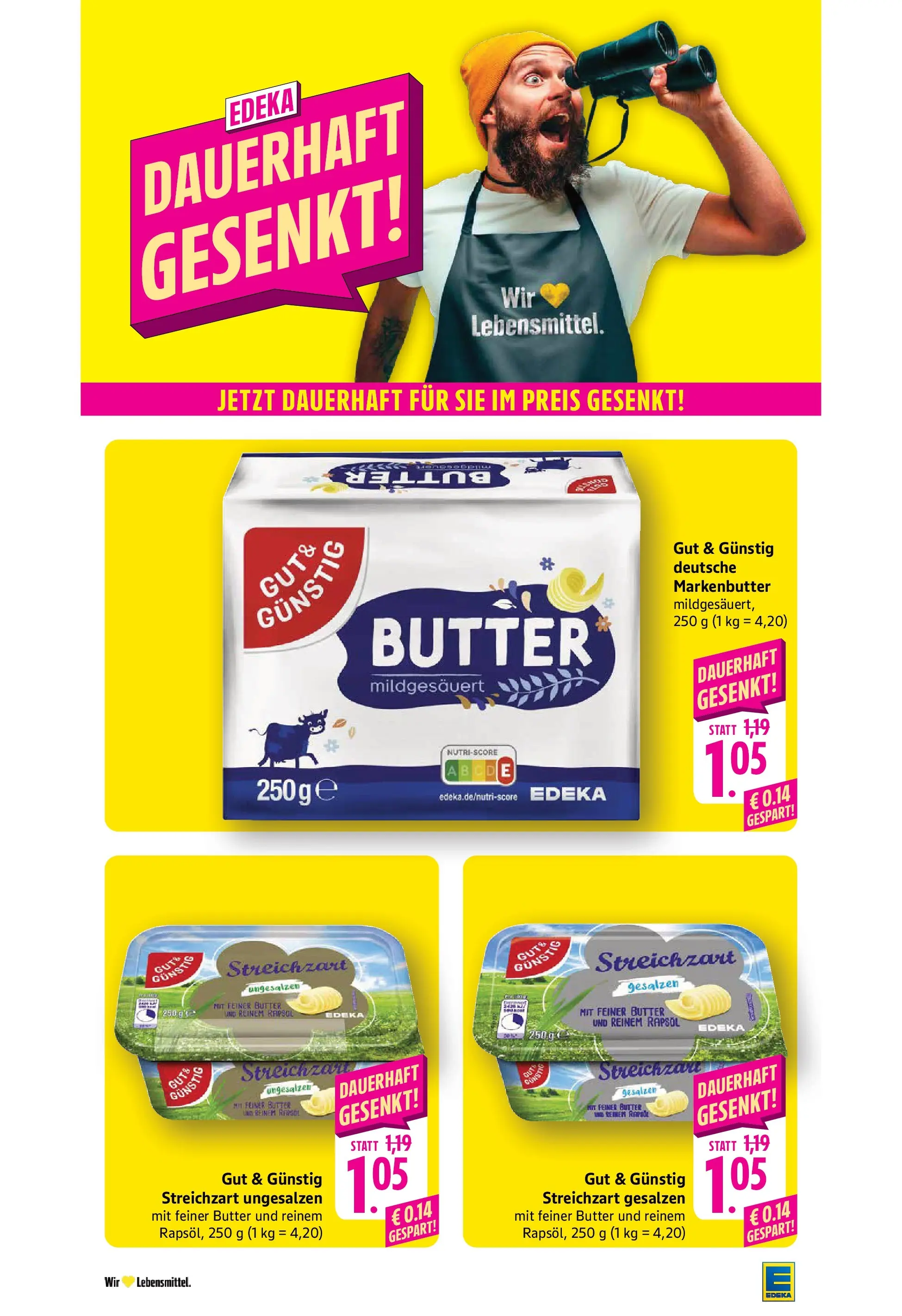 E center Prospekt Bad Bergzabern	 (ab 04.05.2026) zum Blättern | Seite: 27 | Produkte: Butter, Rapsöl
