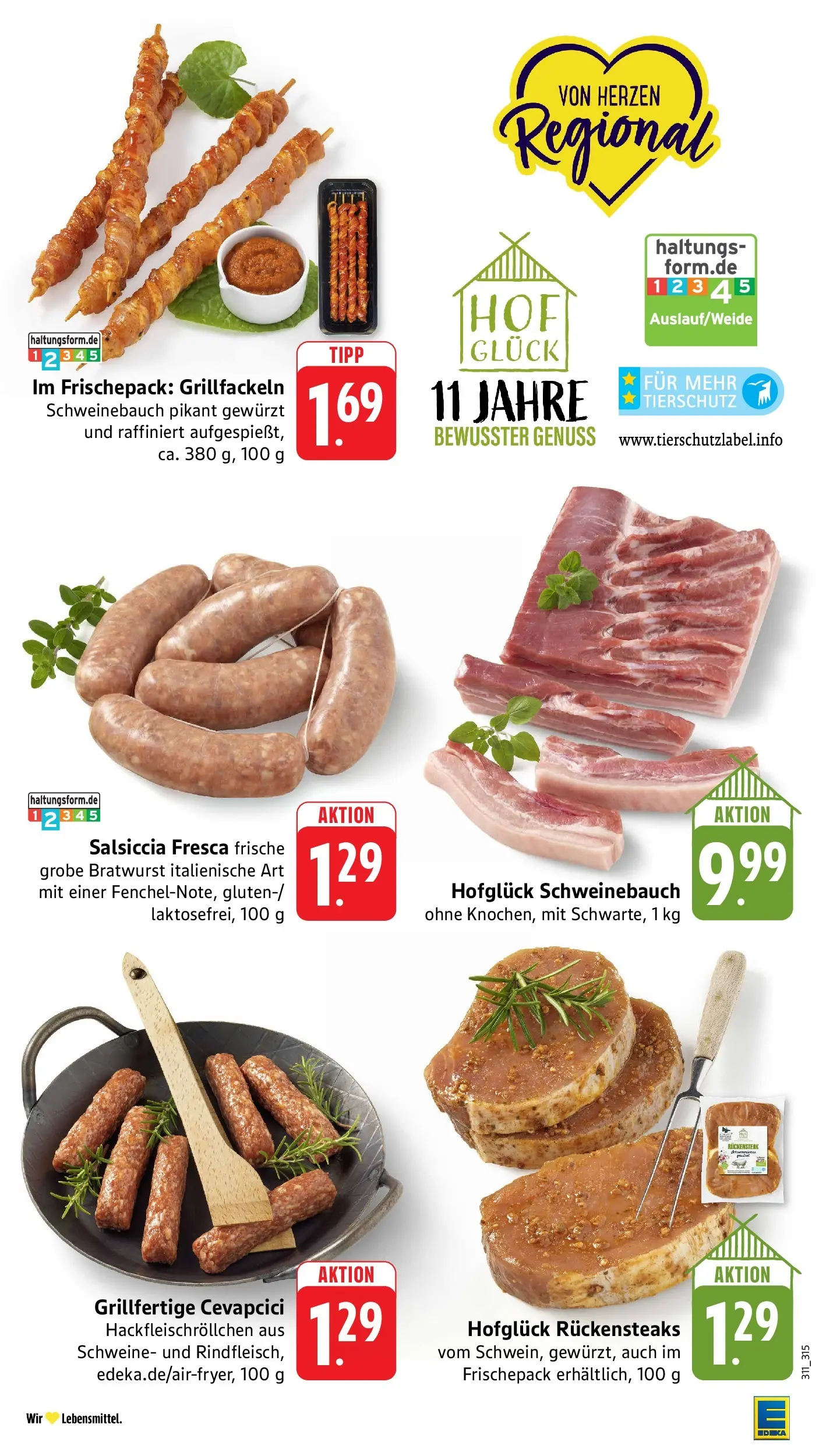 E center Prospekt Singen	 (ab 04.05.2026) zum Blättern | Seite: 15 | Produkte: Schweinebauch, Bratwurst, Cevapcici