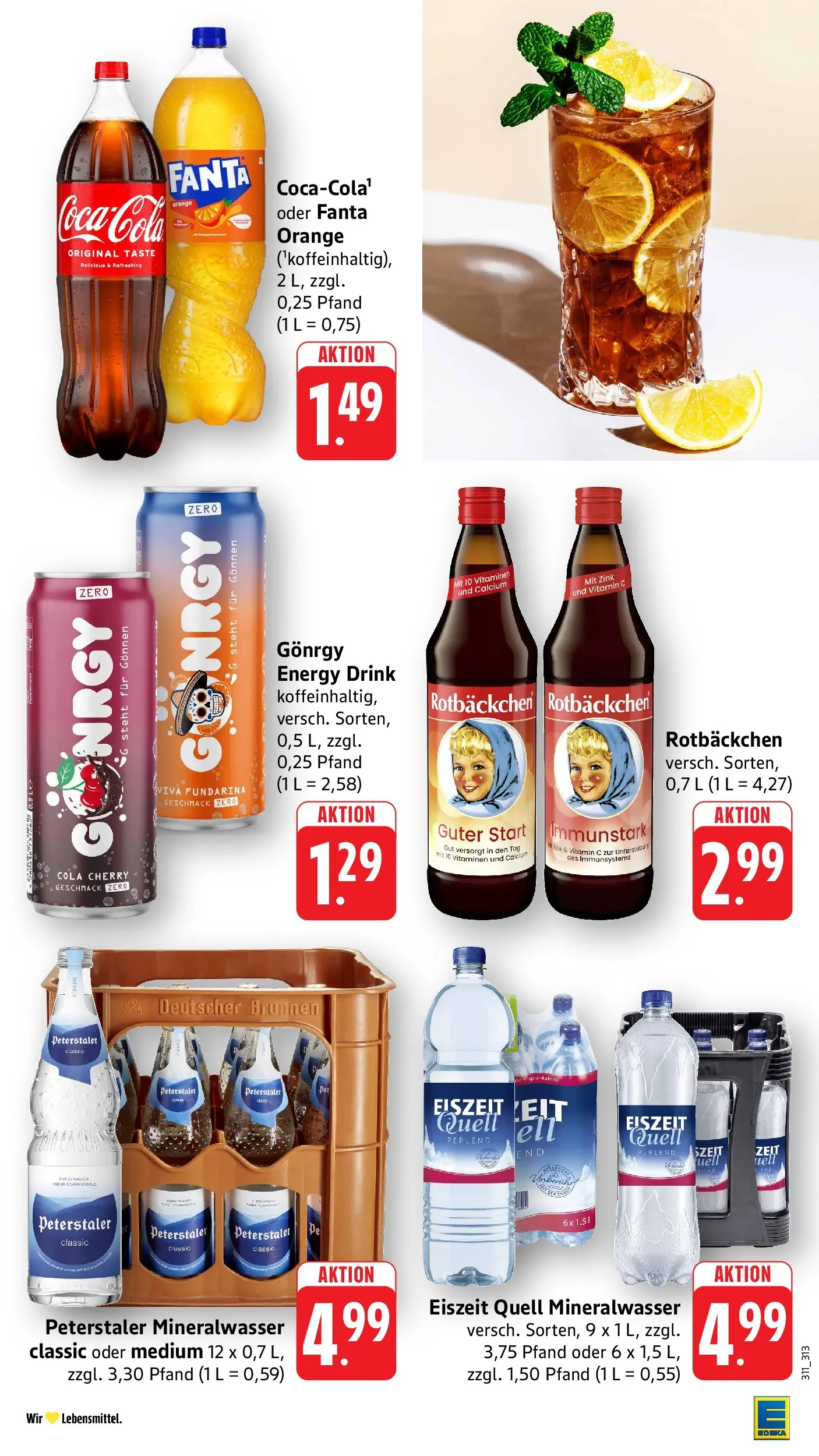 E center Prospekt Laufenburg	 (ab 04.05.2026) zum Blättern | Seite: 43 | Produkte: AEG, Fanta, Cola, Mineralwasser