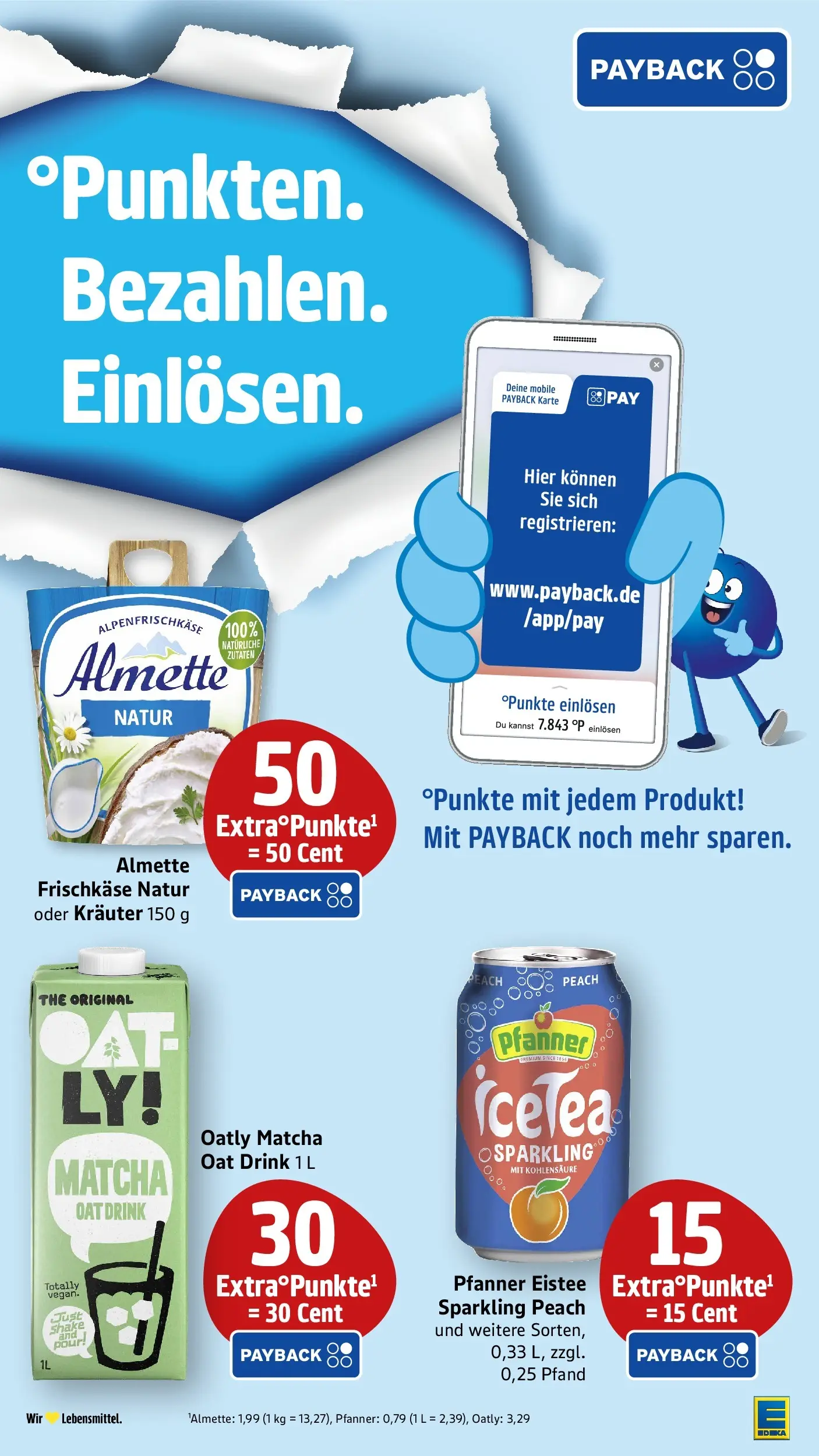E center Prospekt Trier	 (ab 04.05.2026) zum Blättern | Seite: 20 | Produkte: Almette, Pfanner eistee, Oatly, Frischkase