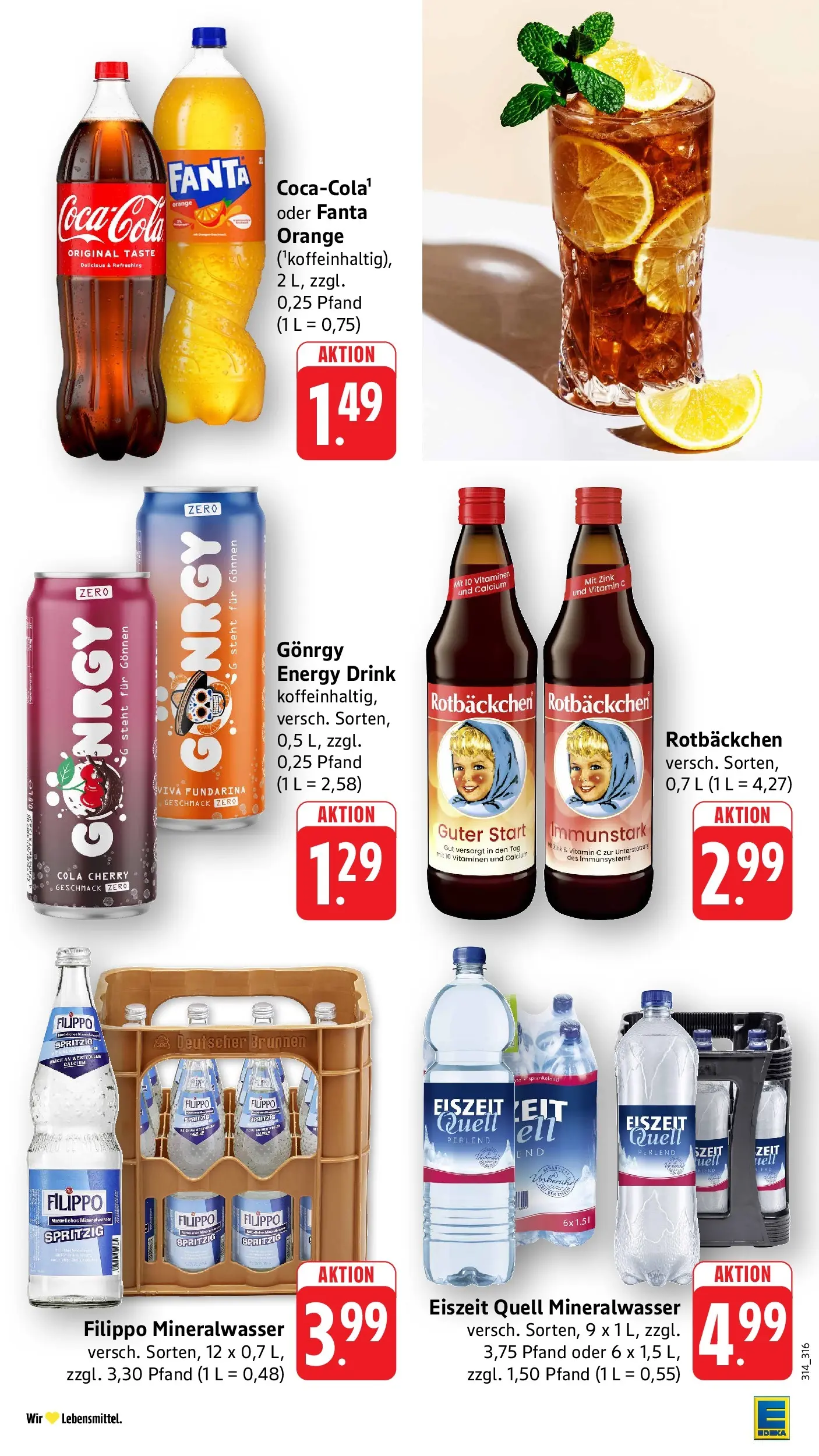 E center Prospekt Tübingen	 (ab 03.05.2026) zum Blättern | Seite: 43 | Produkte: Fanta, Cola, Energy, Mineralwasser