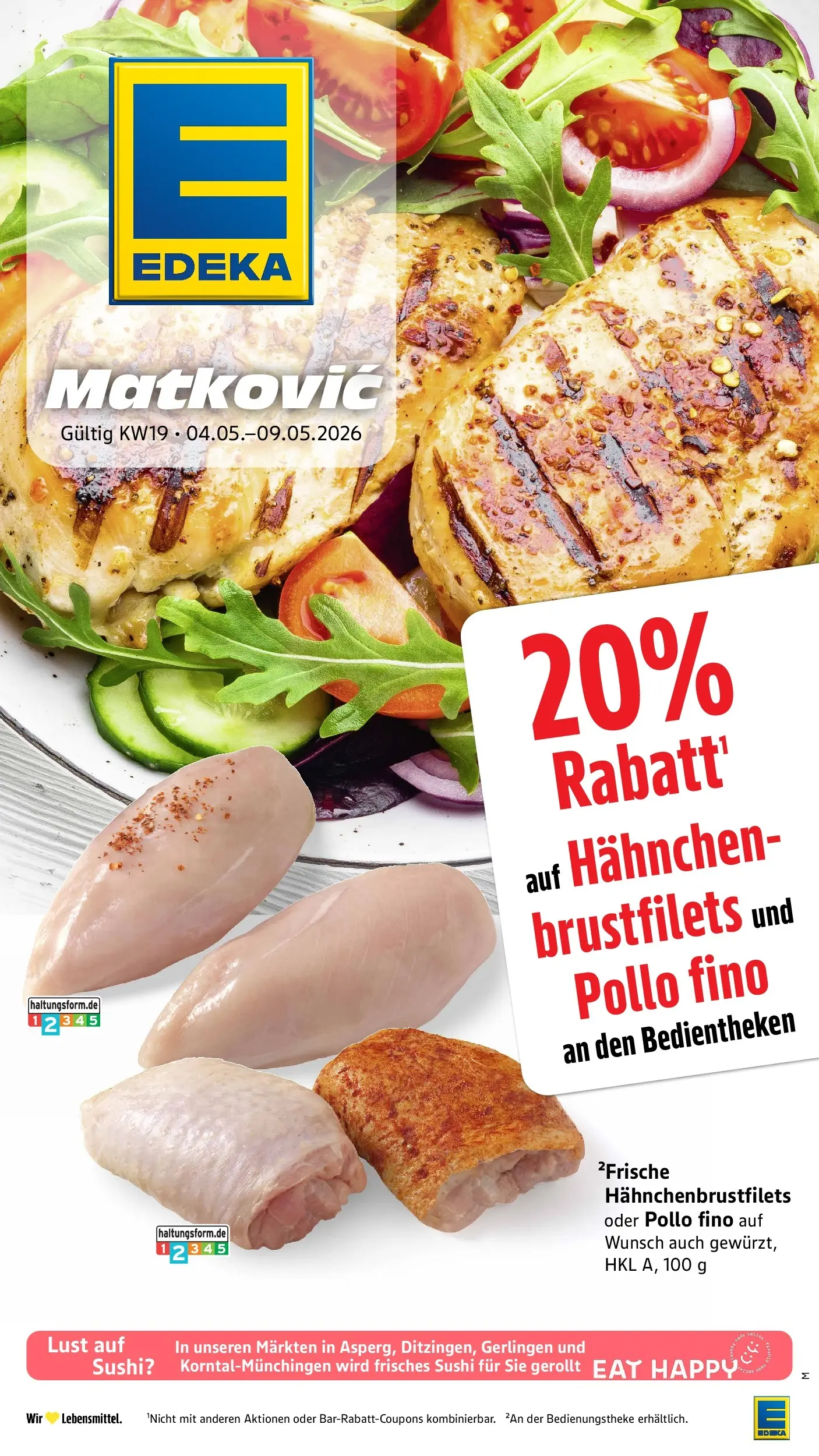 E center Prospekt Ditzingen	 (ab 04.05.2026) zum Blättern | Seite: 6 | Produkte: Hahnchen
