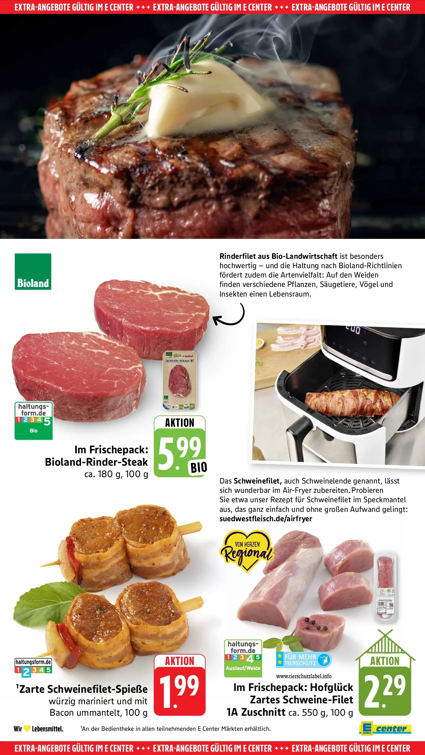 E center Prospekt Tübingen	 (ab 03.05.2026) zum Blättern | Seite: 57 | Produkte: Rinderfilet, Schweinefilet