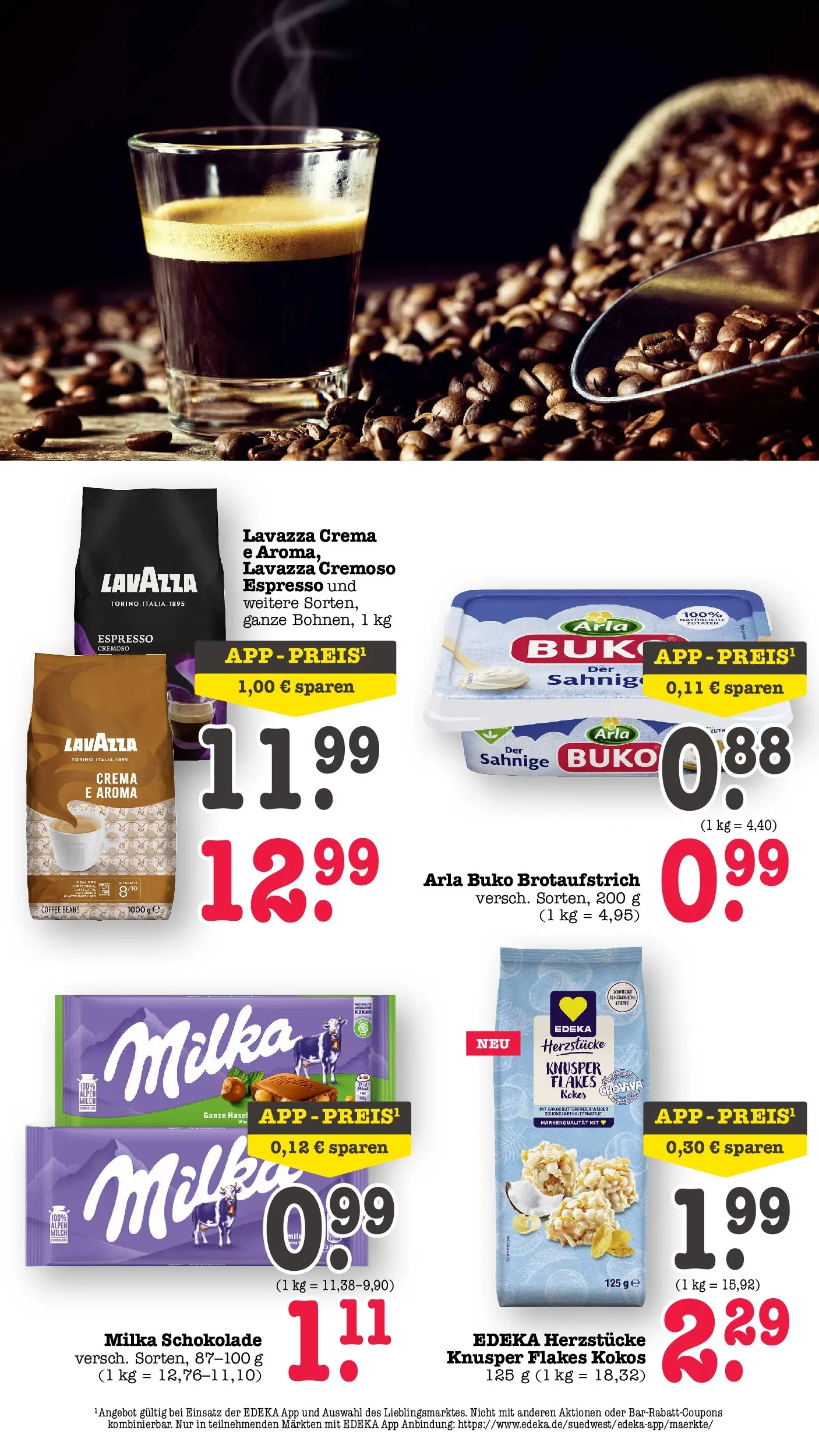 E center Prospekt Mainz-Weisenau	 (ab 03.05.2026) zum Blättern | Seite: 3 | Produkte: Lavazza, Schokolade, Milka schokolade, Milka