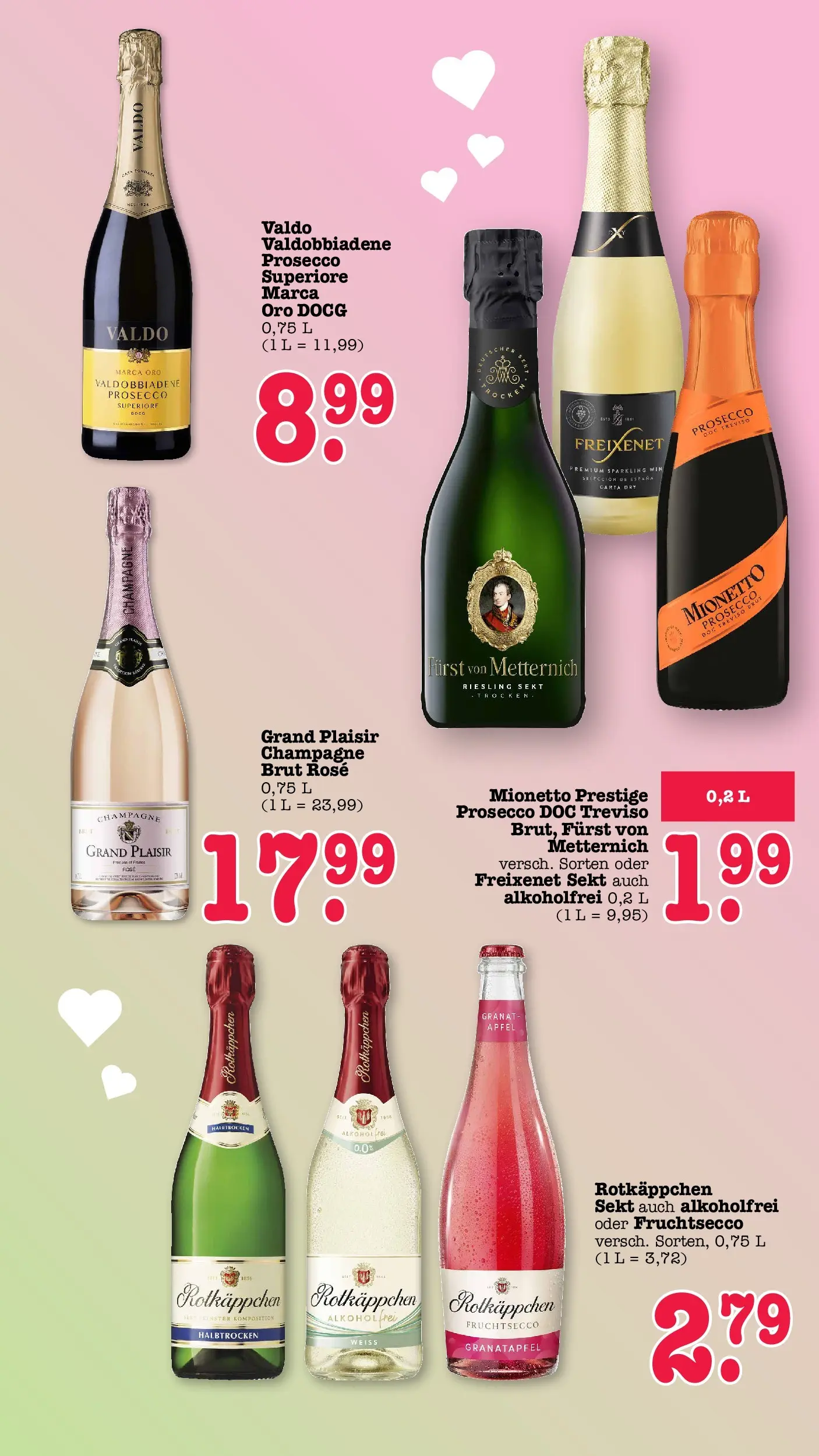 E center Prospekt Mainz-Weisenau	 (ab 03.05.2026) zum Blättern | Seite: 10 | Produkte: Rotkappchen sekt, Fruchtsecco, Prosecco, Rotkäppchen