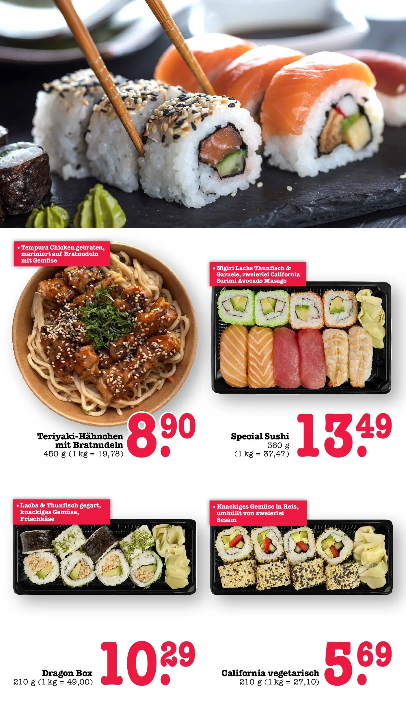 E center Prospekt Mainz-Weisenau	 (ab 03.05.2026) zum Blättern | Seite: 29 | Produkte: Thunfisch, Avocado, Lachs, Frischkase