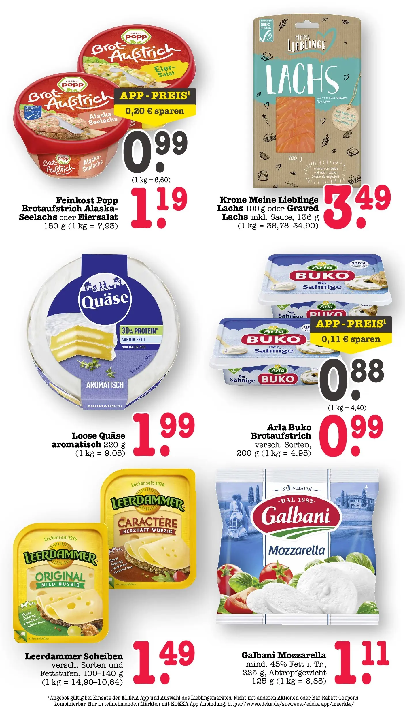 E center Prospekt Mainz-Weisenau	 (ab 03.05.2026) zum Blättern | Seite: 41 | Produkte: Eier, Mozzarella, Brot, Salat