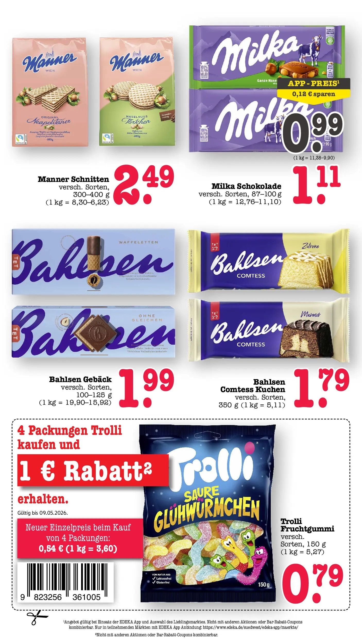E center Prospekt Mainz-Weisenau	 (ab 03.05.2026) zum Blättern | Seite: 44 | Produkte: Milch, Schokolade, Zitrone, Kuchen